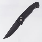 Pro-Tech Brend Classic - Black Diamond Texture Aluminum - DLC Magnacut - WB1106