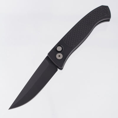 Pro-Tech Brend Classic - Black Diamond Texture Aluminum - DLC Magnacut - WB1106