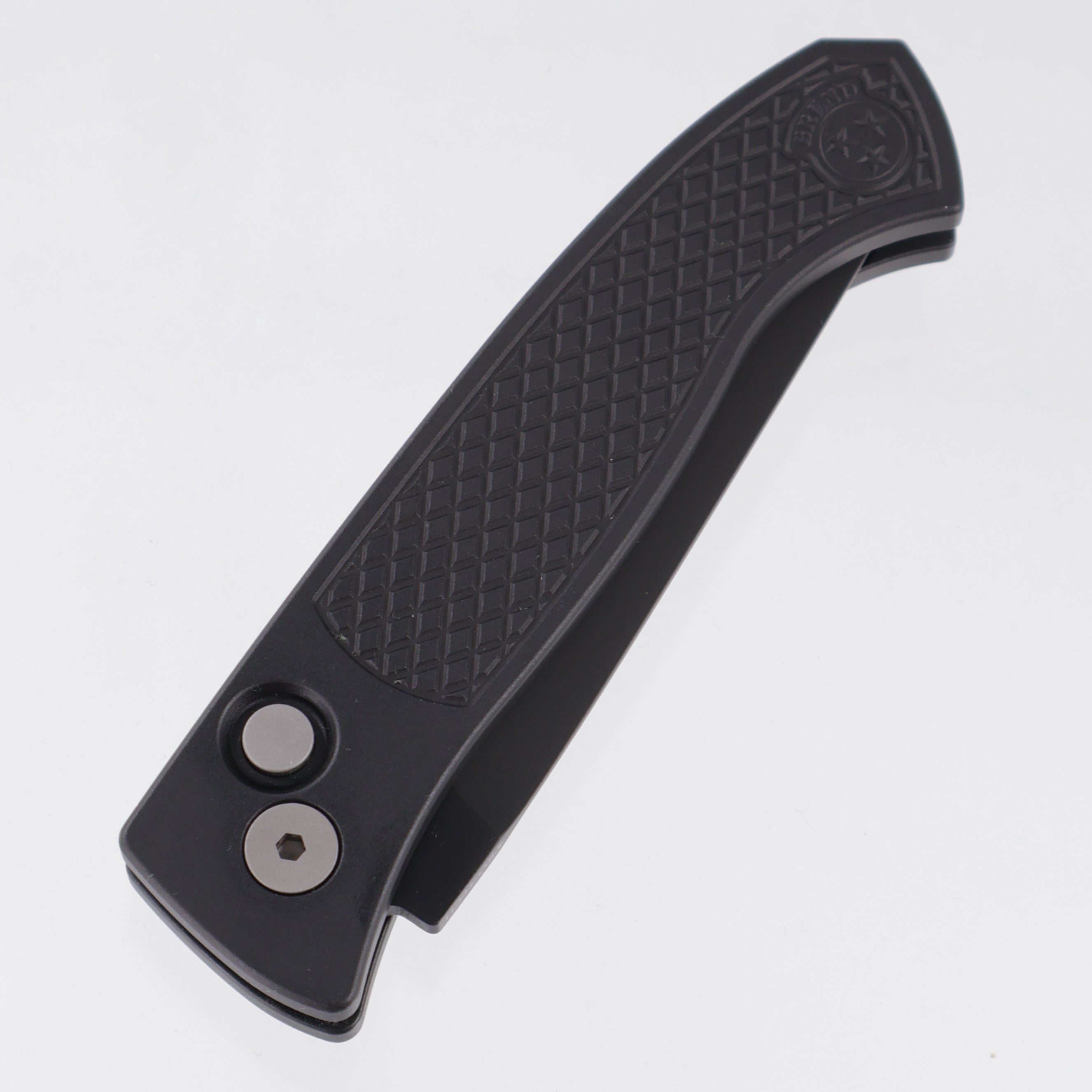 Pro-Tech Brend Classic - Black Diamond Texture Aluminum - DLC Magnacut - WB1106