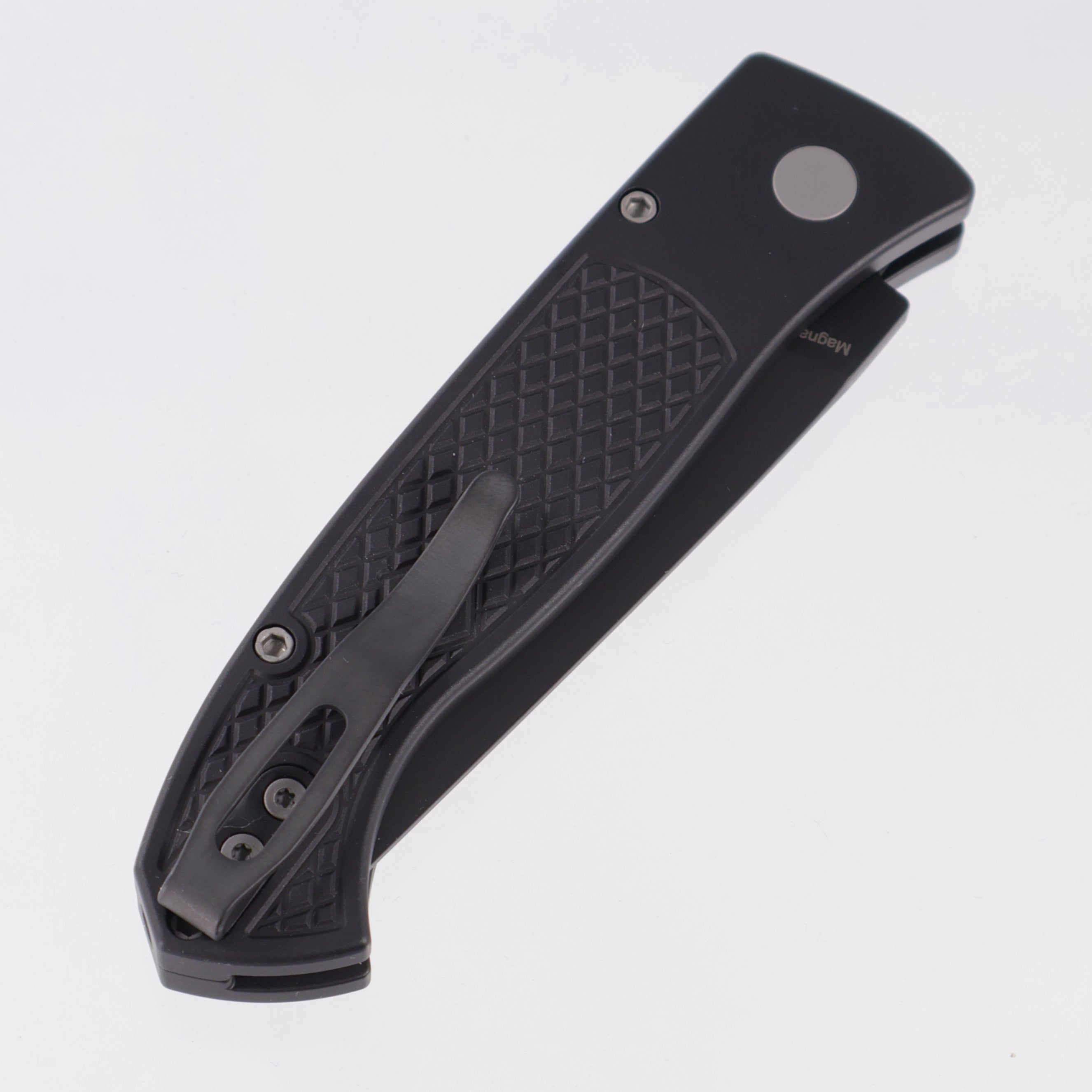 Pro-Tech Brend Classic - Black Diamond Texture Aluminum - DLC Magnacut - WB1106