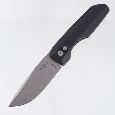 Pro-Tech Vero Synapse 2 Auto - Black Aluminum - Stonewash MagnaMax - VERO2101 MM