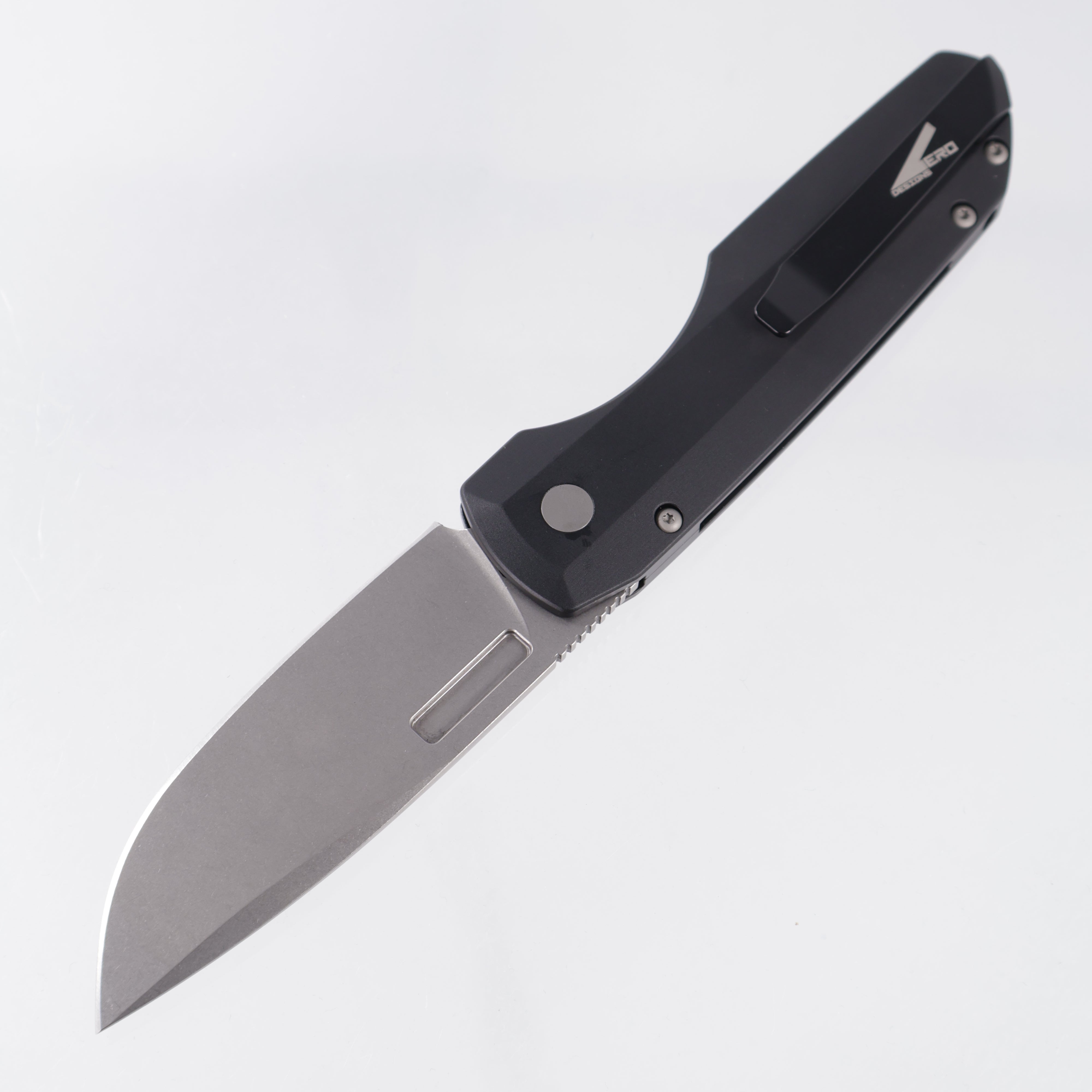 Pro-Tech Vero Synapse 2 Auto - Black Aluminum - Stonewash MagnaMax - VERO2101 MM
