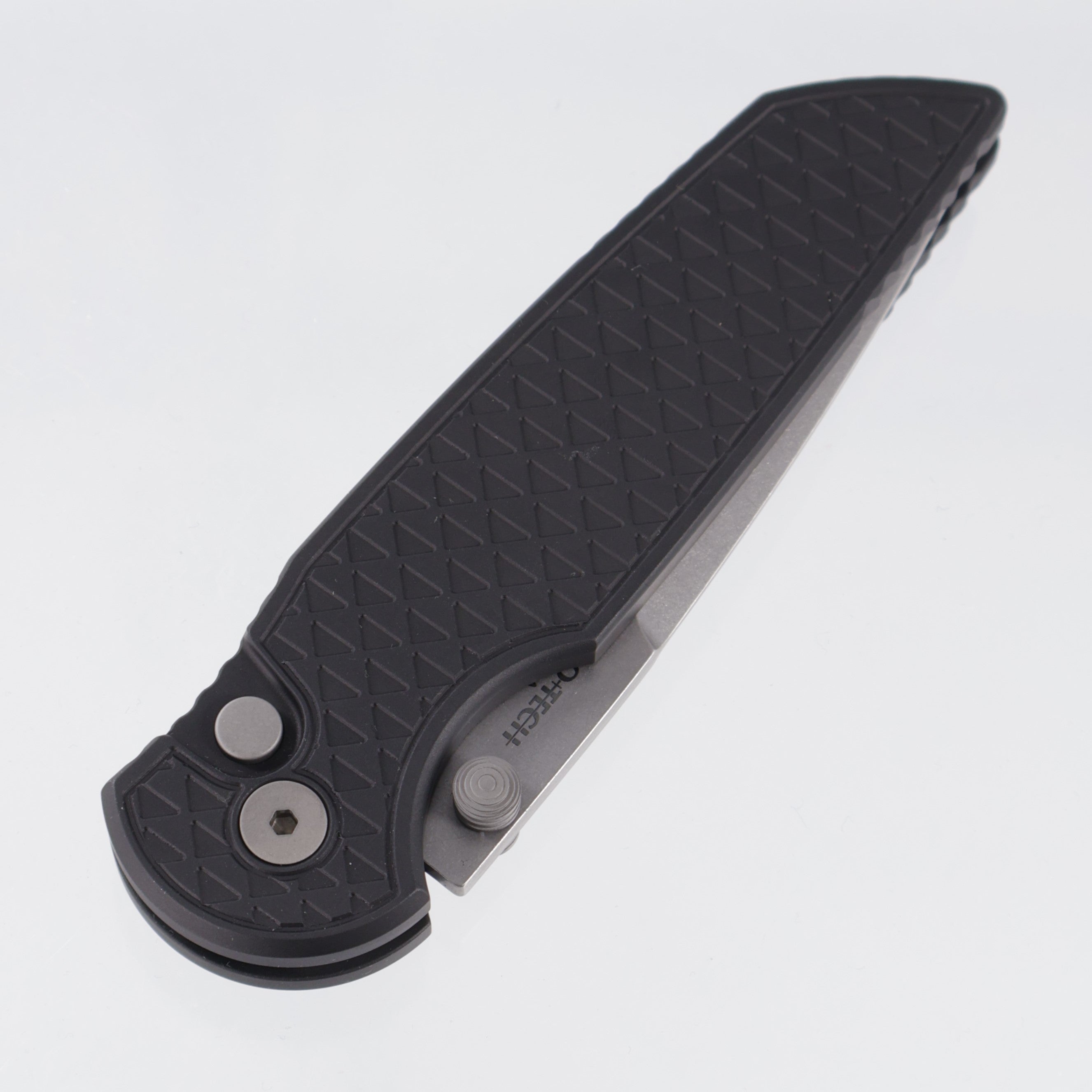 Pro-Tech TR-3 Integrity - Black Relic Texture Aluminum - Stonewash Magnacut - INT1105