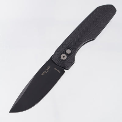 Pro-Tech Vero Synapse 2 Auto - Black Herringbone Texture Aluminum - DLC MagnaMax - VERO2106 MM