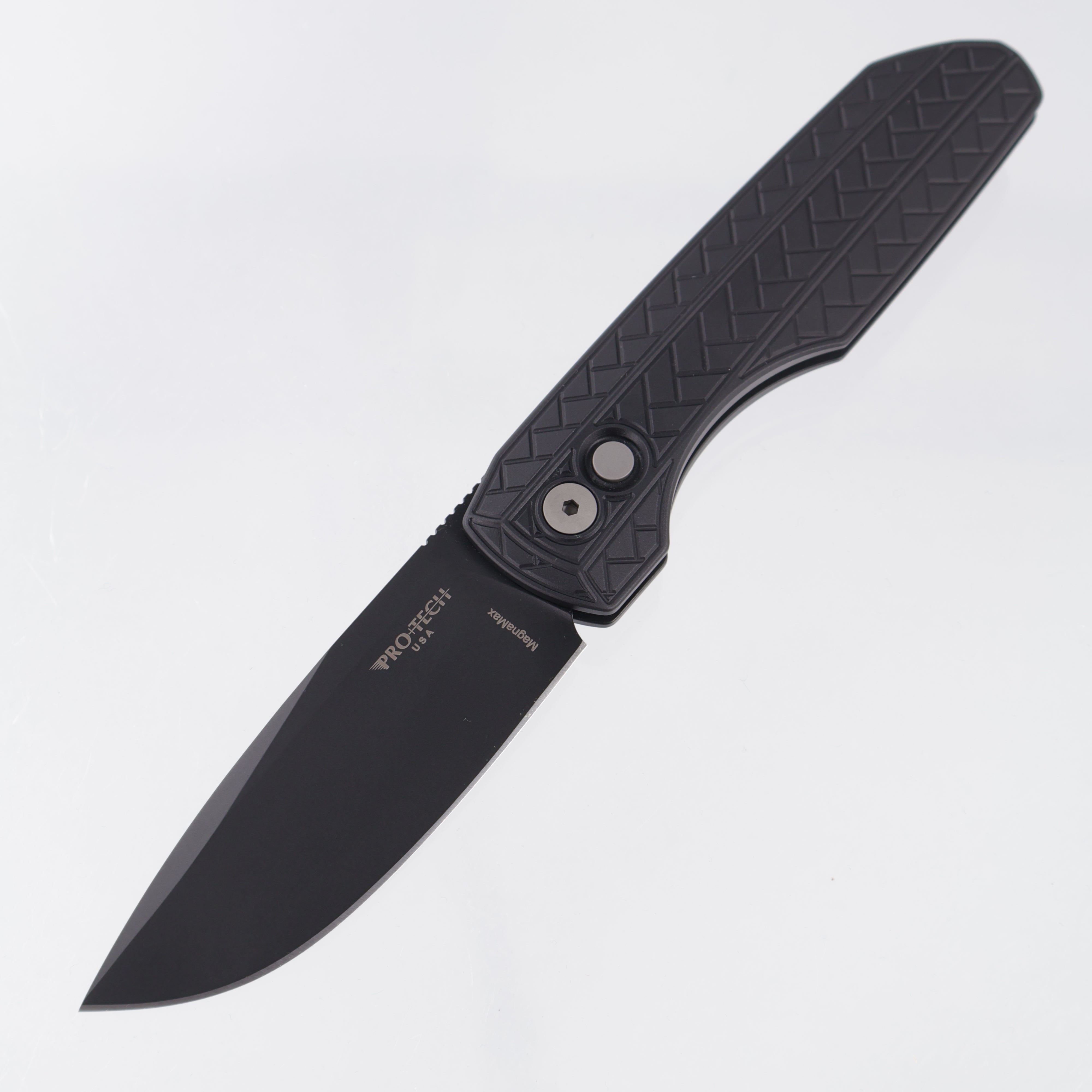 Pro-Tech Vero Synapse 2 Auto - Black Herringbone Texture Aluminum - DLC MagnaMax - VERO2106 MM