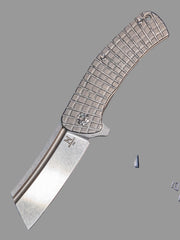 Nichols Knives Dreadnought  Titanium Magnacut Framelock 3.25” Full Frag Ti Clip