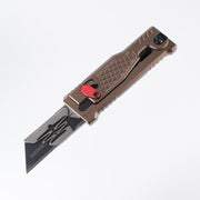 Reate EXO-U Utility - Diamond Pattern Copper, Aluminum Handle Box Cutter