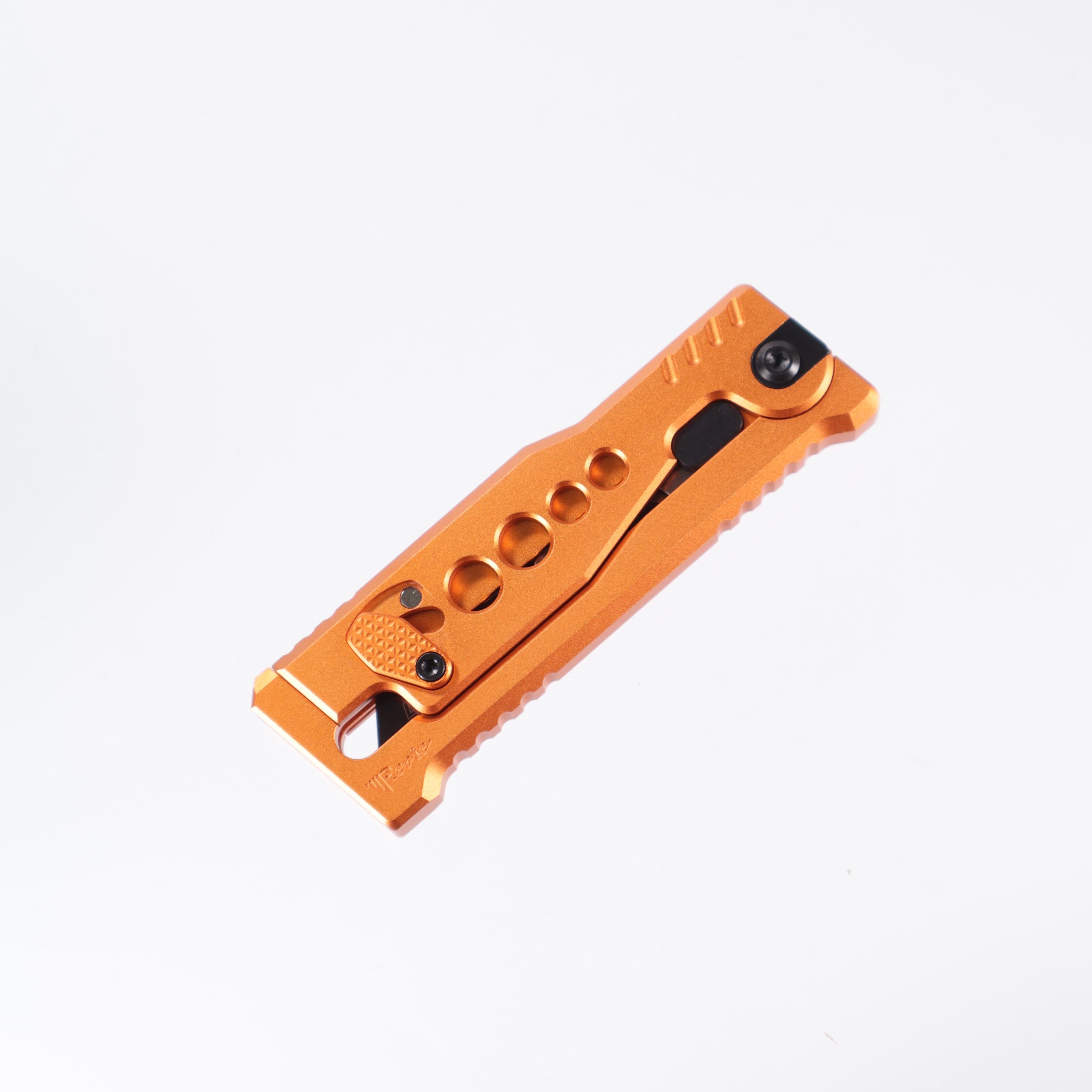 Reate EXO-U Utility - Speedhole Orange, Aluminum Handle Box Cutter