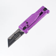 Reate EXO-U Utility - Diamond Pattern Purple, Aluminum Handle Box Cutter