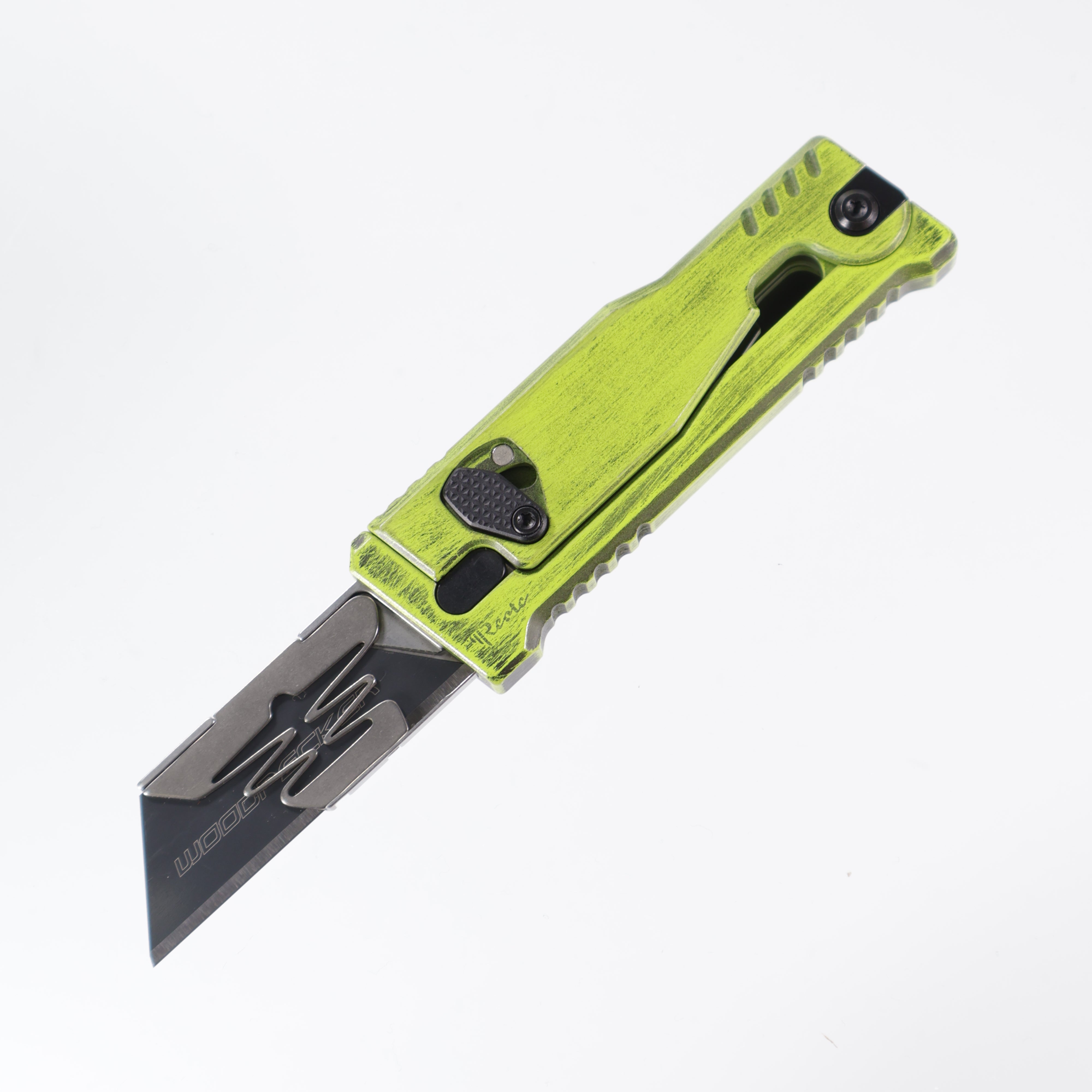 Reate EXO-U Utility - Green, Aluminum Handle Box Cutter