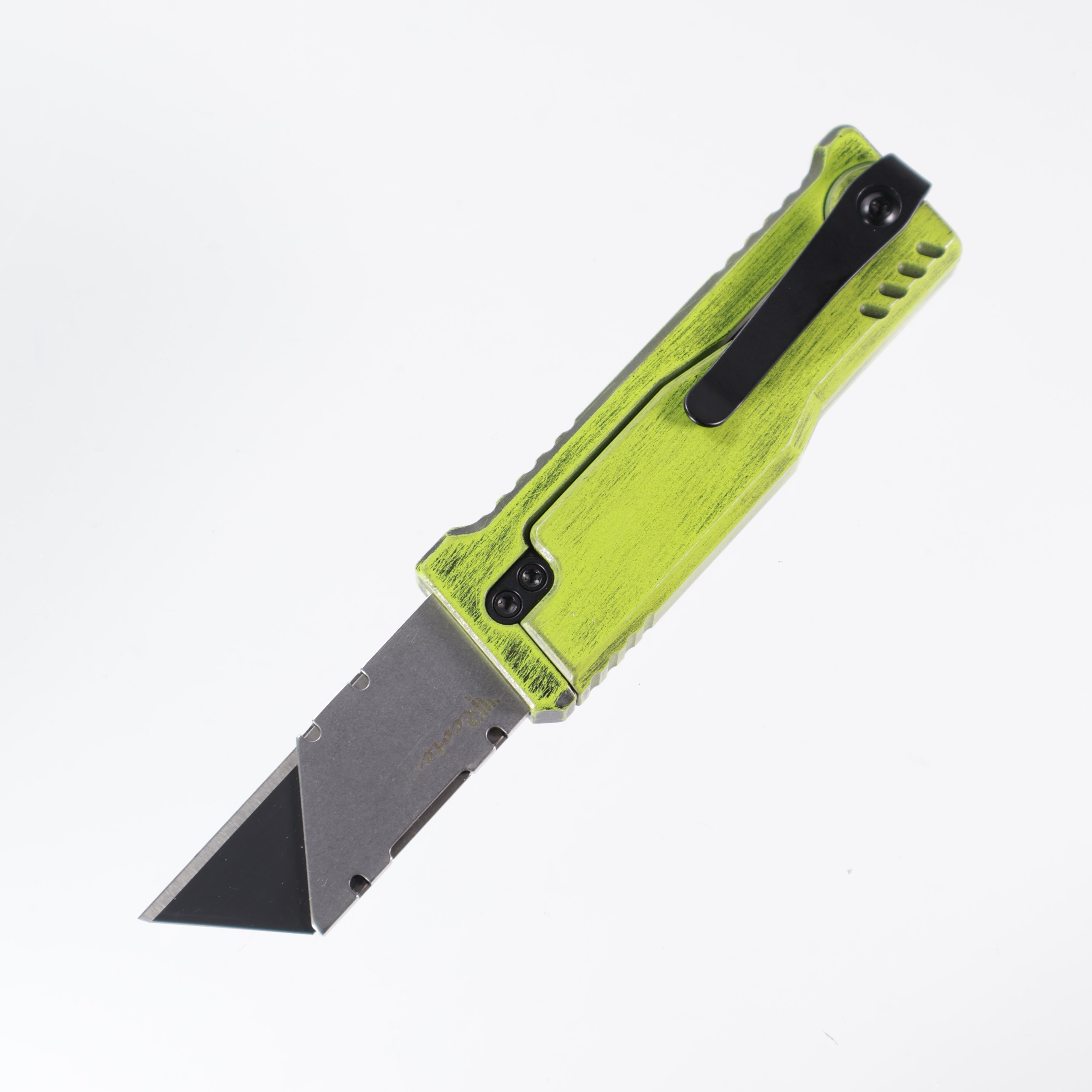Reate EXO-U Utility - Green, Aluminum Handle Box Cutter