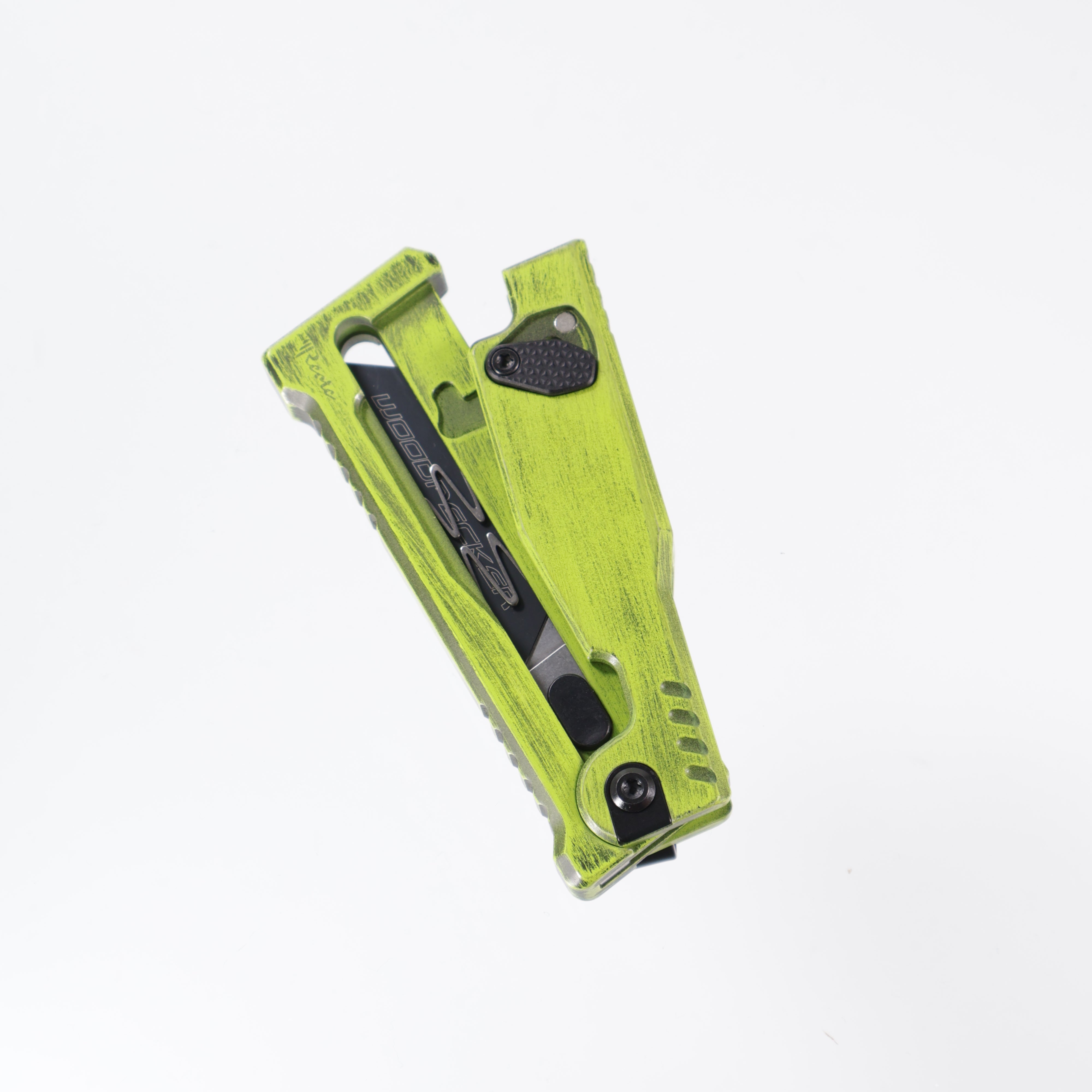 Reate EXO-U Utility - Green, Aluminum Handle Box Cutter