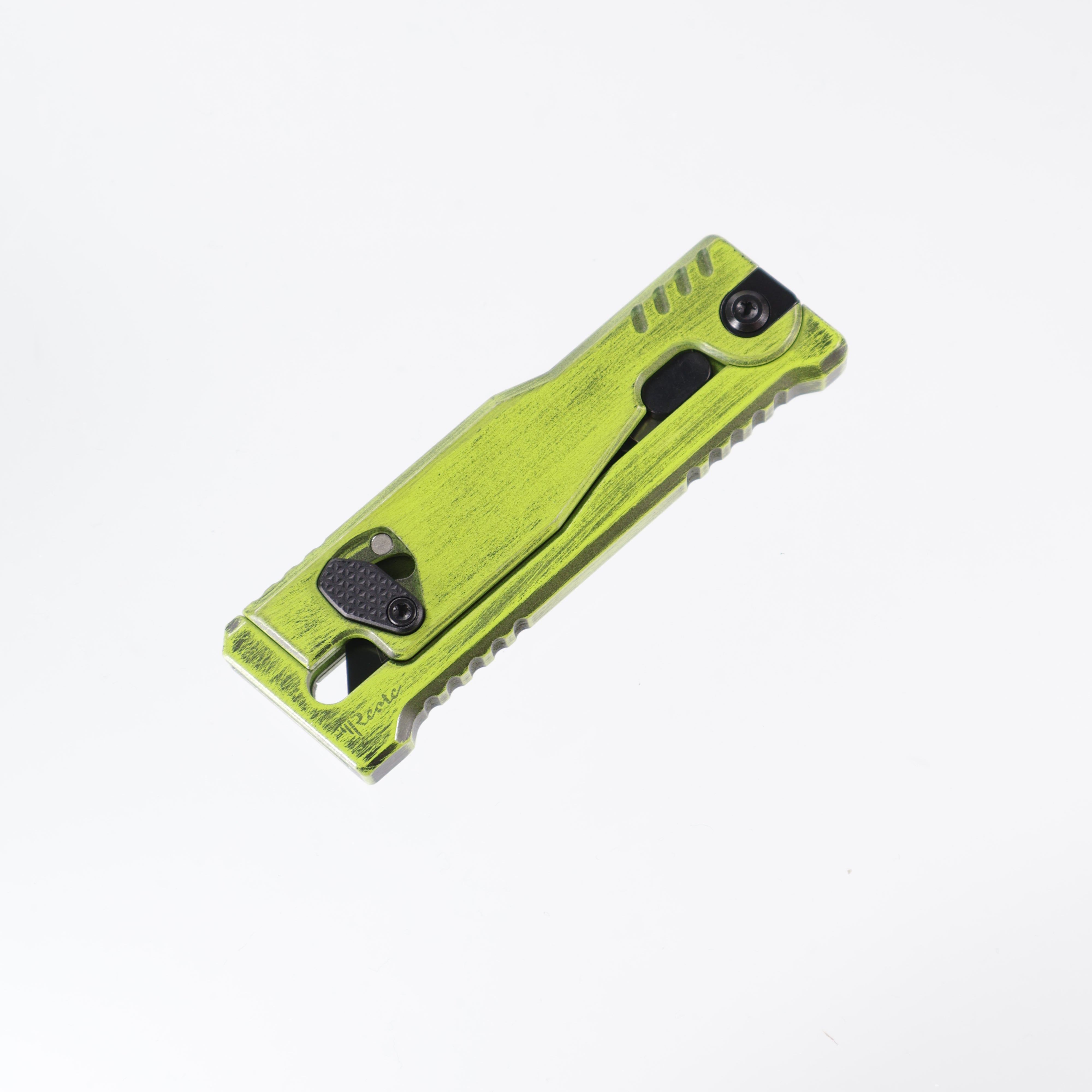 Reate EXO-U Utility - Green, Aluminum Handle Box Cutter