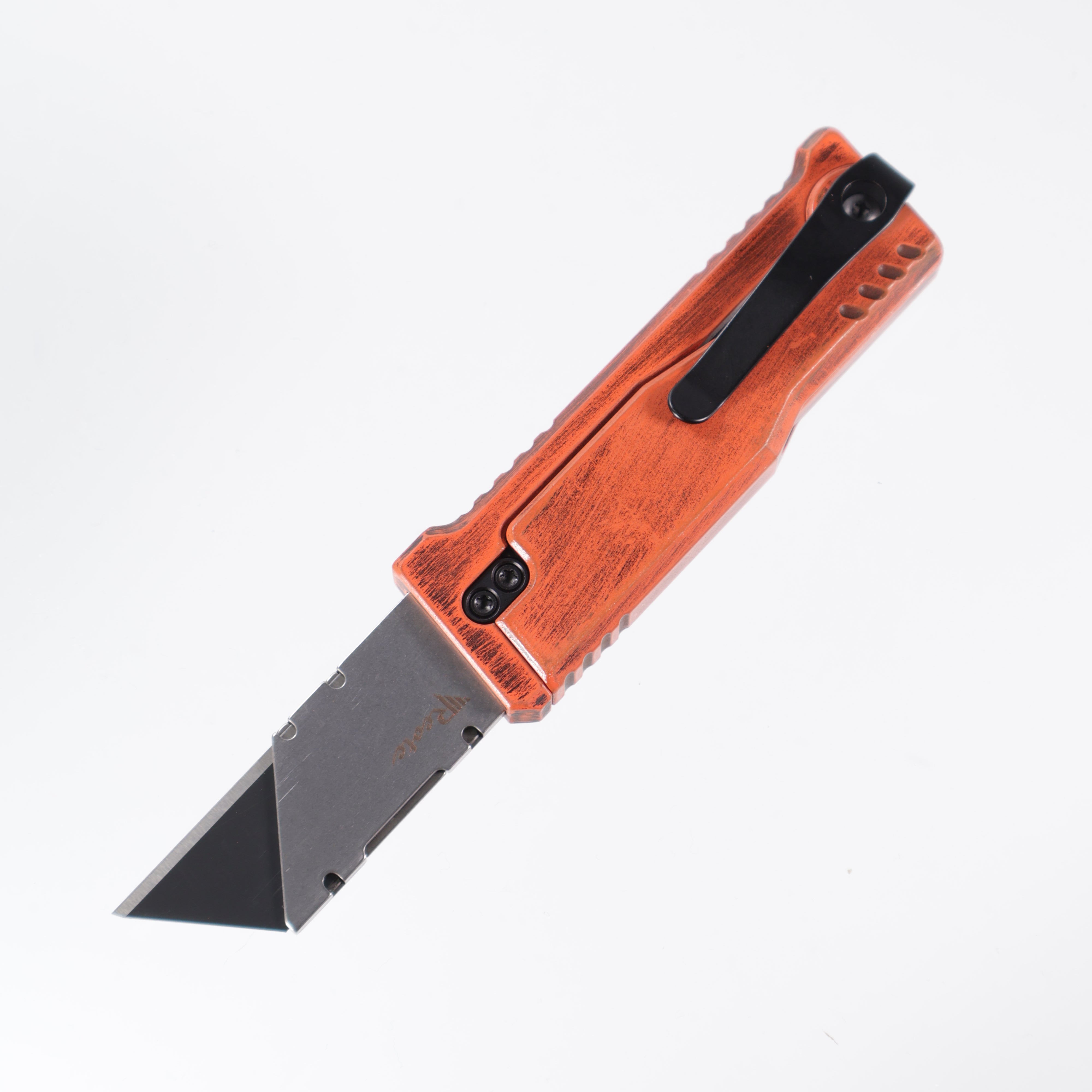 Reate EXO-U Utility - Orange, Aluminum Handle Box Cutter