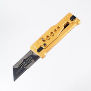 Reate EXO-U Utility - Speedhole GOLD, Aluminum Handle Box Cutter