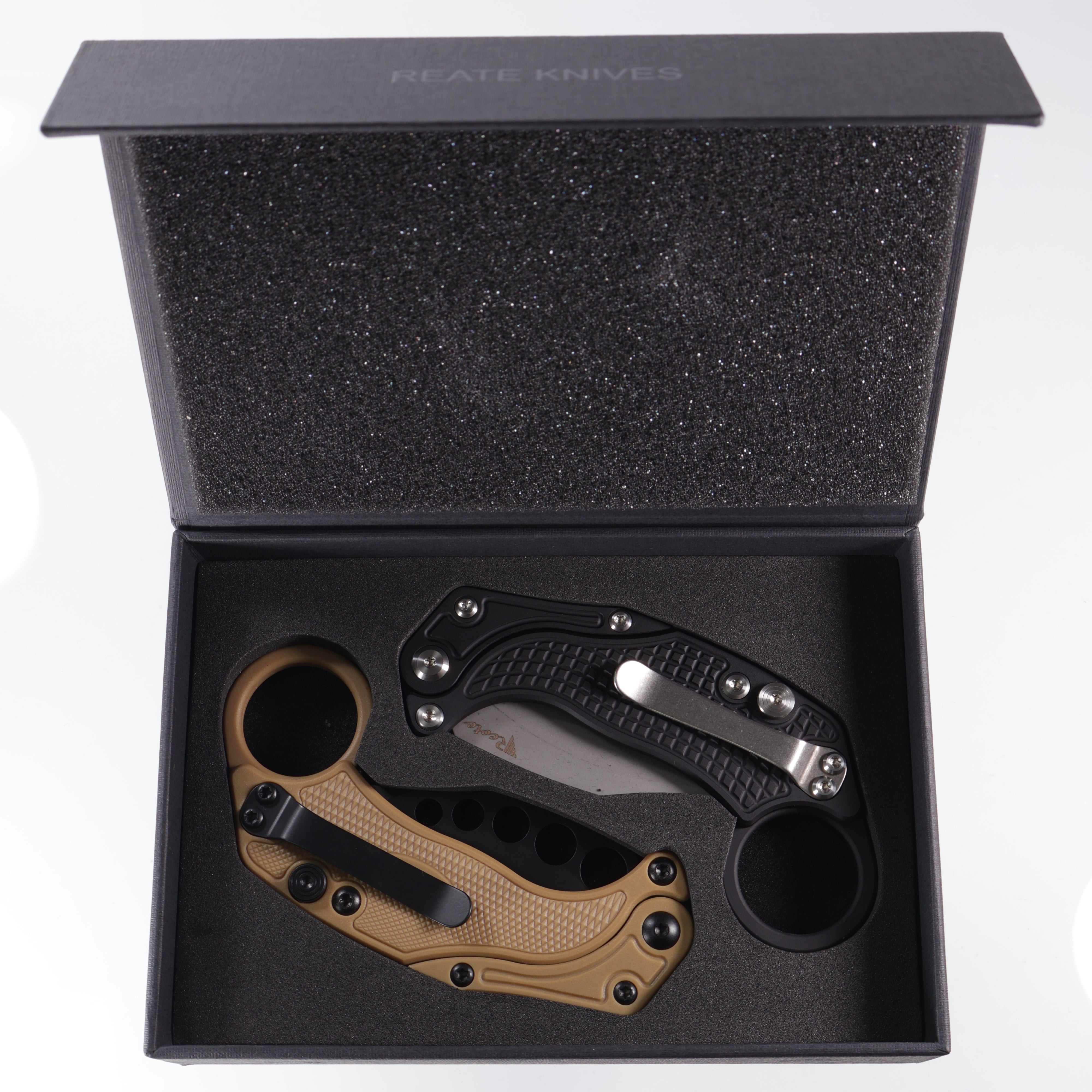 Reate Exo-K - Black Aluminum - Stonewash N690