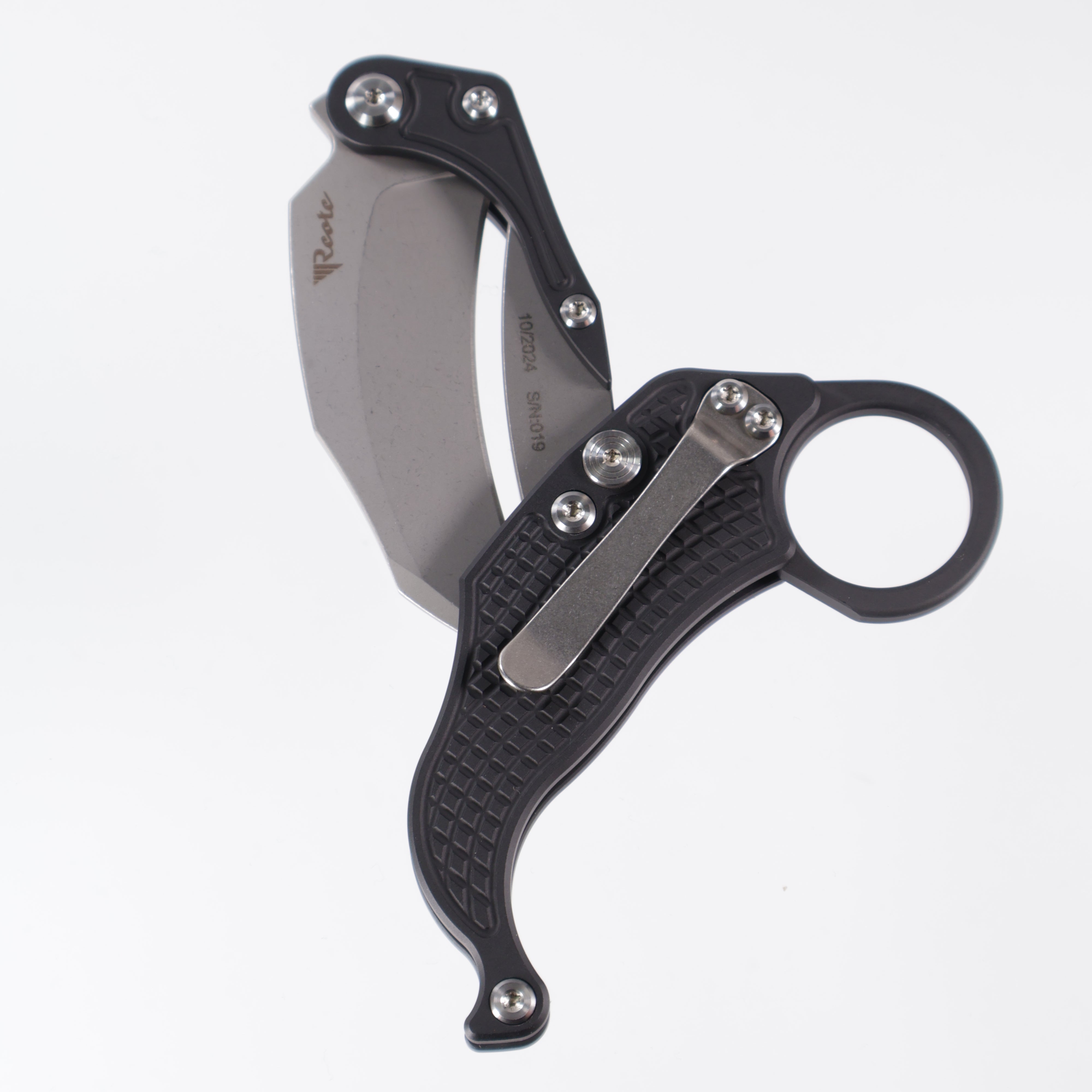 Reate Exo-K - Black Aluminum - Stonewash N690