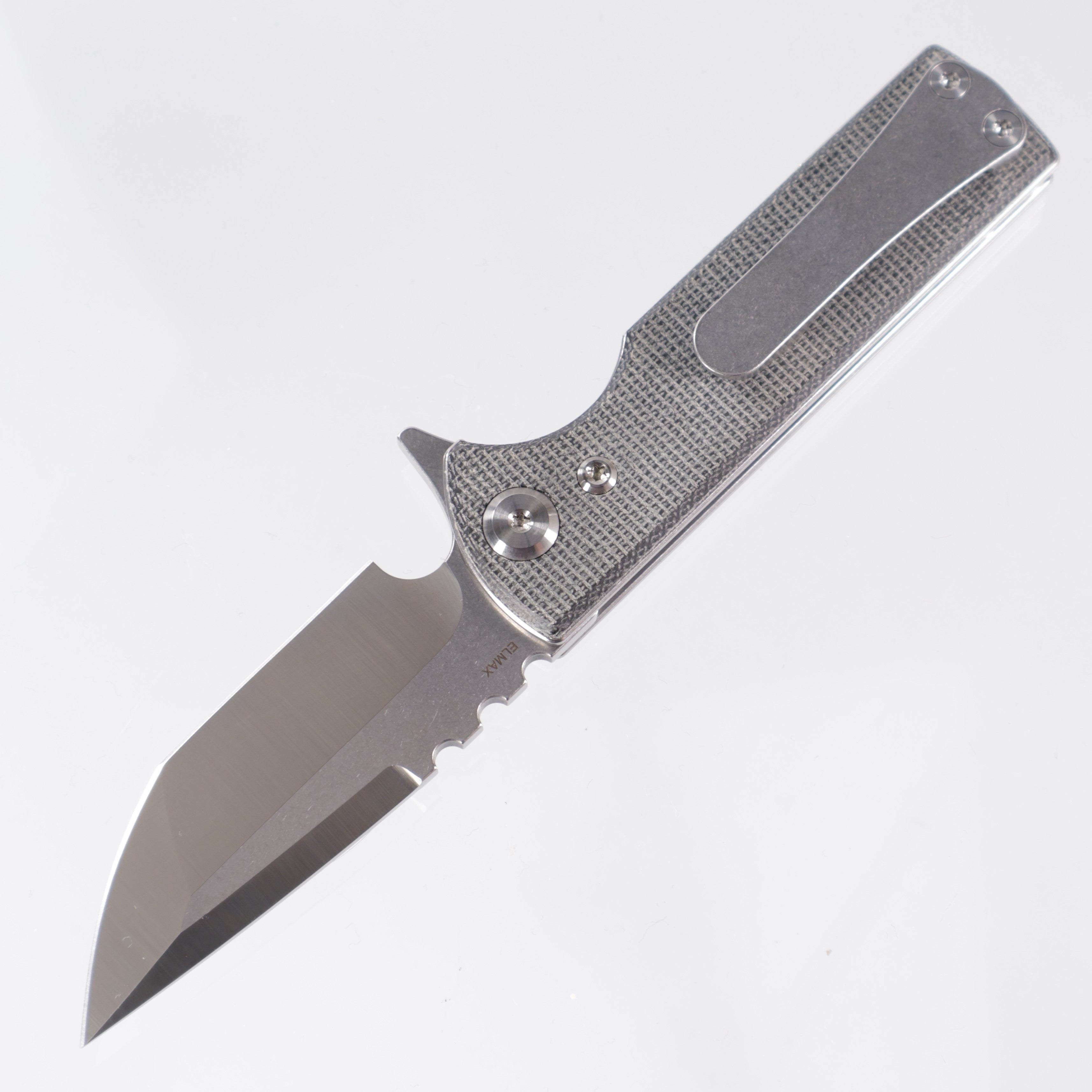 Chaves T.A.K - Blue Label Line - Tanto Satin Elmax - Black Micarta - TAK CK-1C2-2B2A-1C0-1B