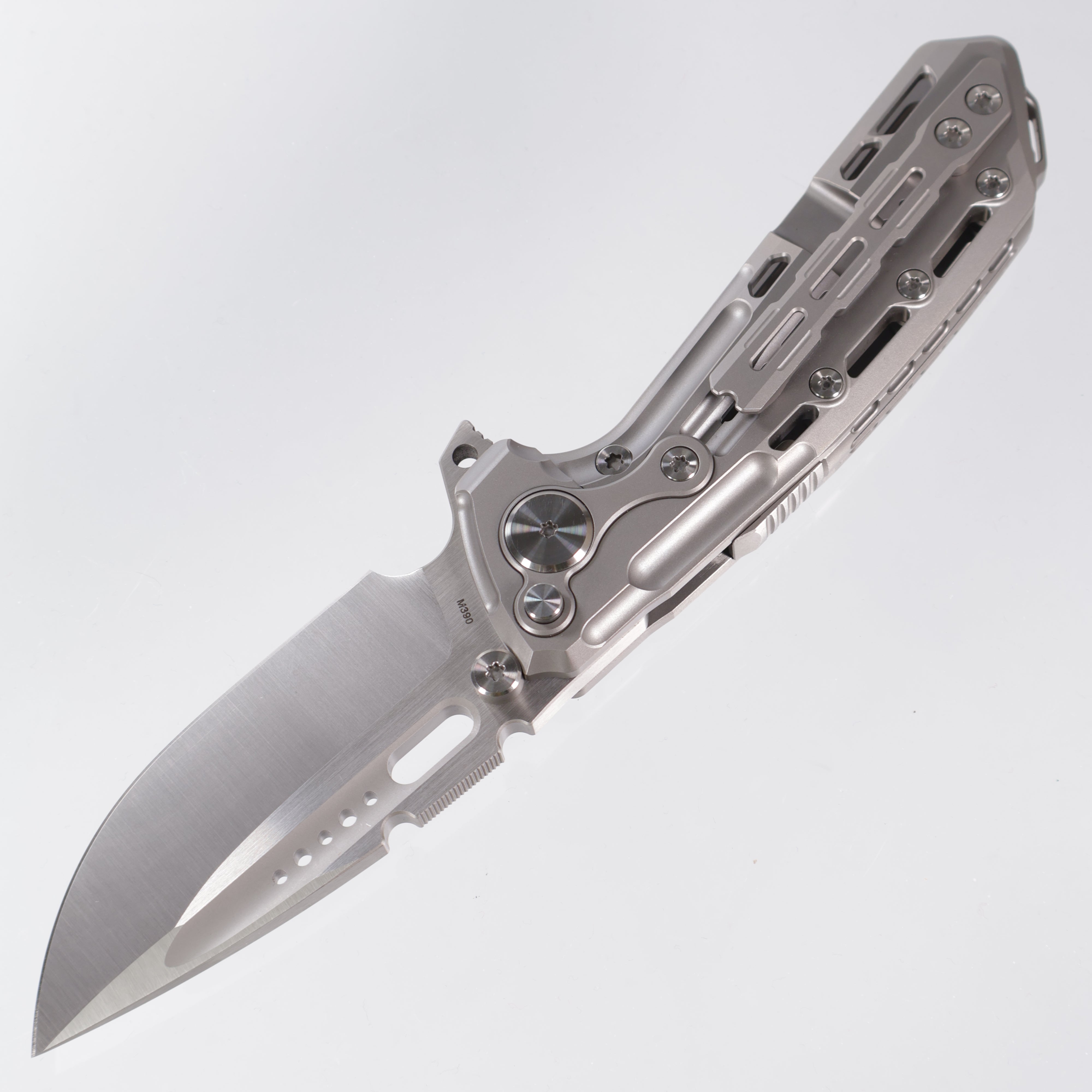 Reate Terminator TX-228 - Bead Blasted Ti - Satin M390