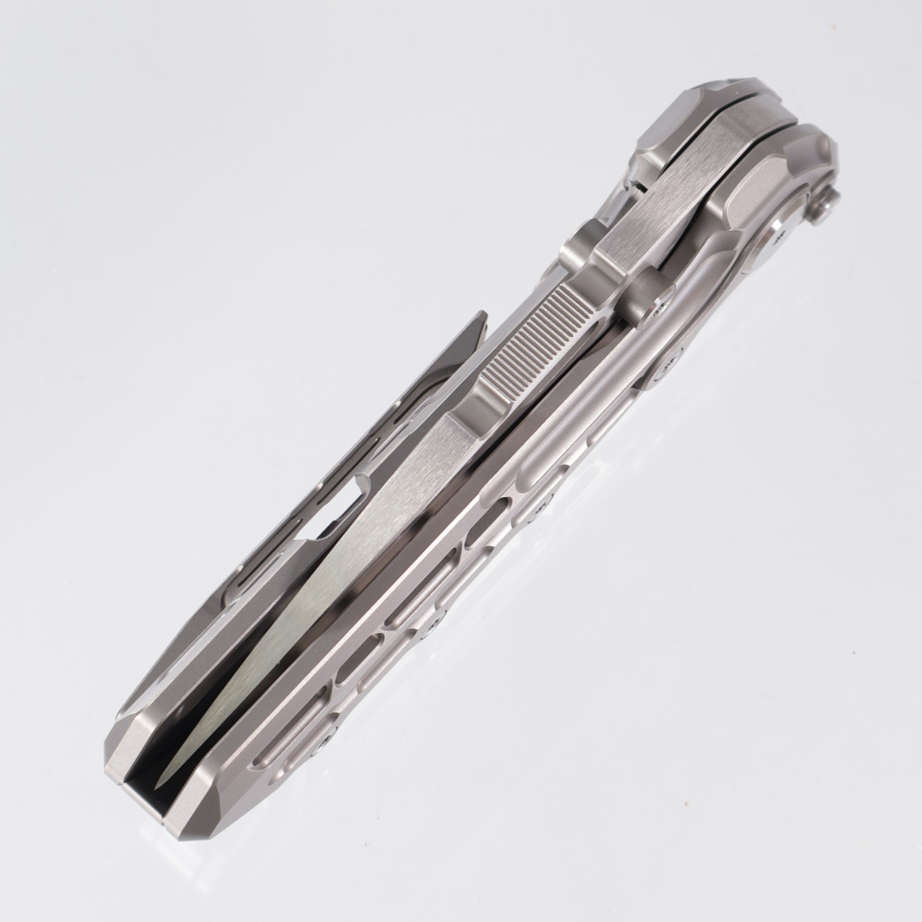 Reate Terminator TX-228 - Bead Blasted Ti - Satin M390