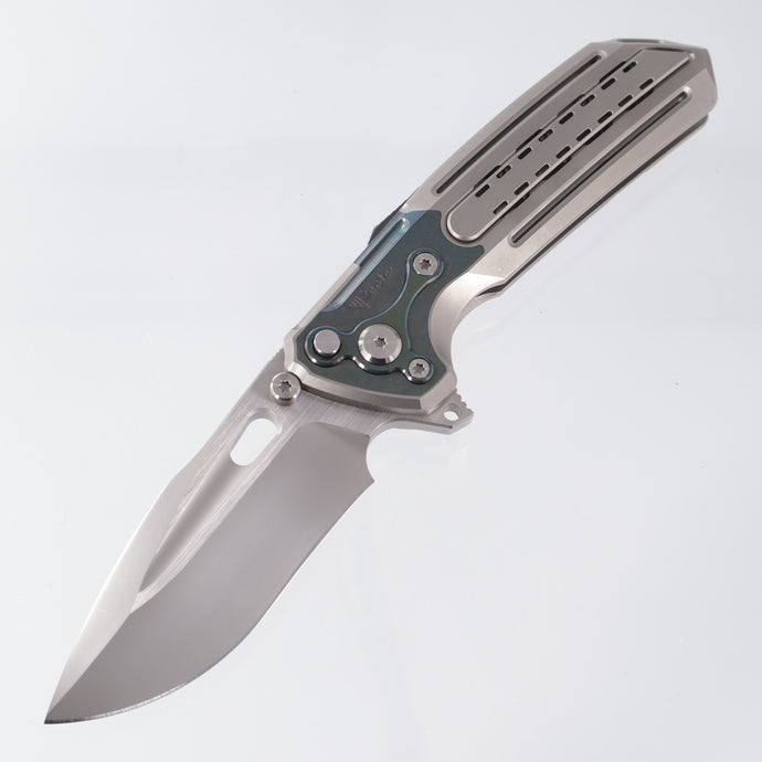 Reate Terminator-T600 - Bead Blast Titanium w/ Green Zirconium Inlay ...