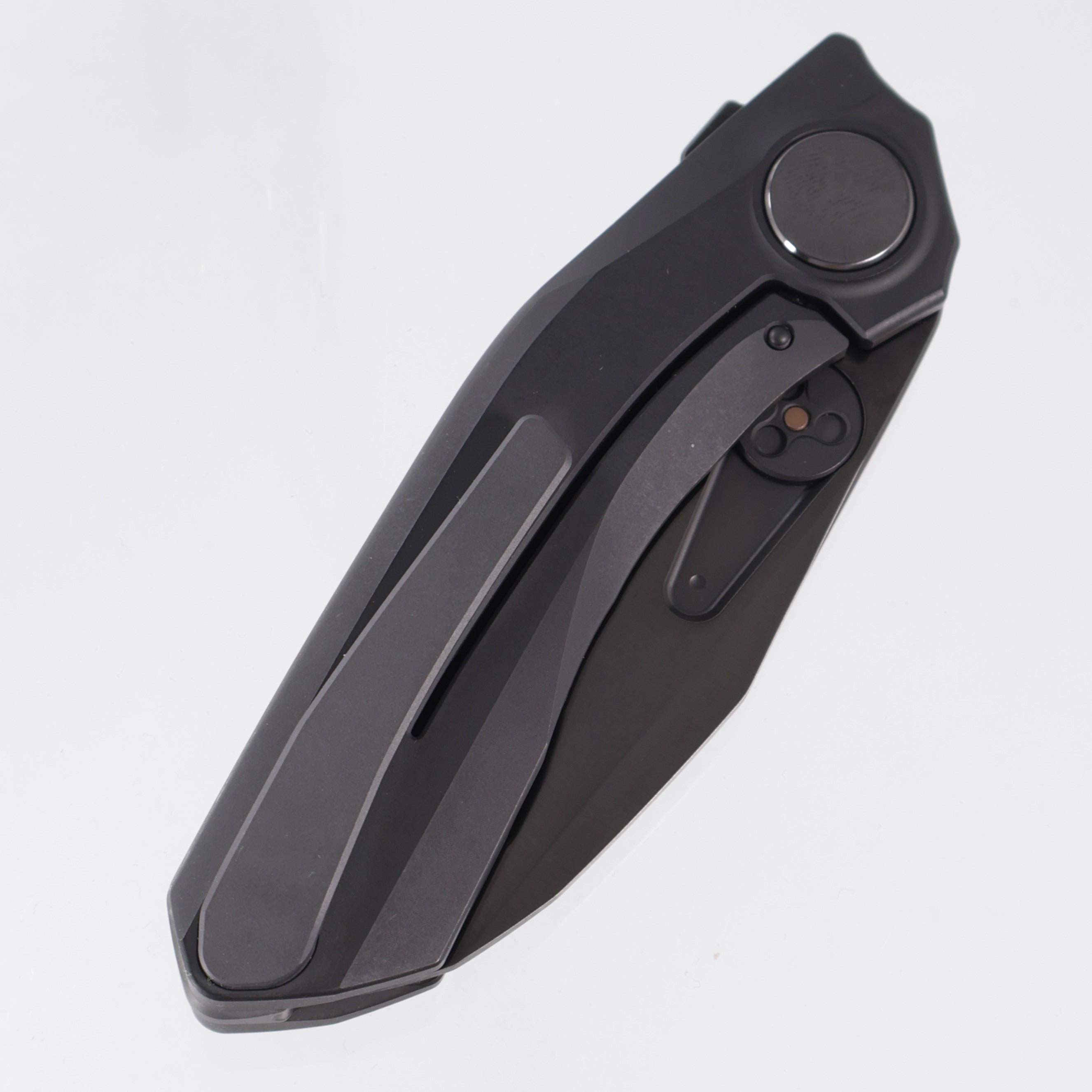 Reate VK-Frok - Black PVD Titanium w/ Black Satin Ti Hardware - Satin DLC Elmax