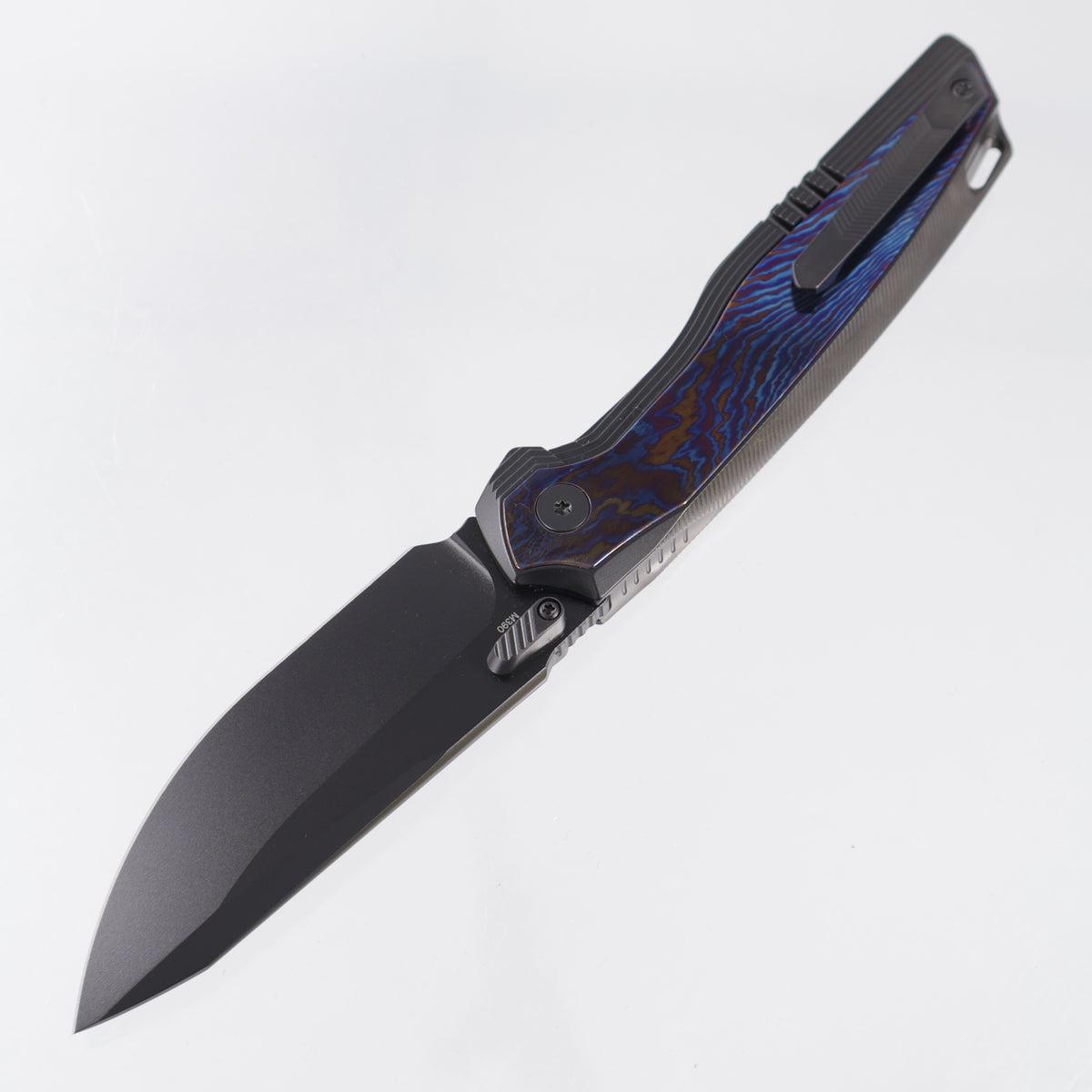 Remette RT-ONE Integral - DLC Titanium w/ Timascus Inlays - DLC M390 - ONEA1
