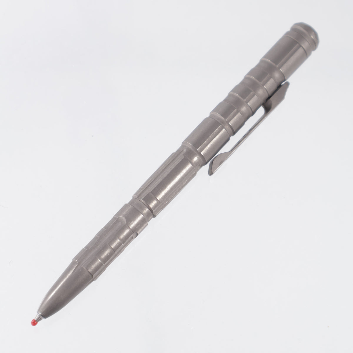 Remette RT-TP1B Slide Click Action Pen - Beadblast Titanium