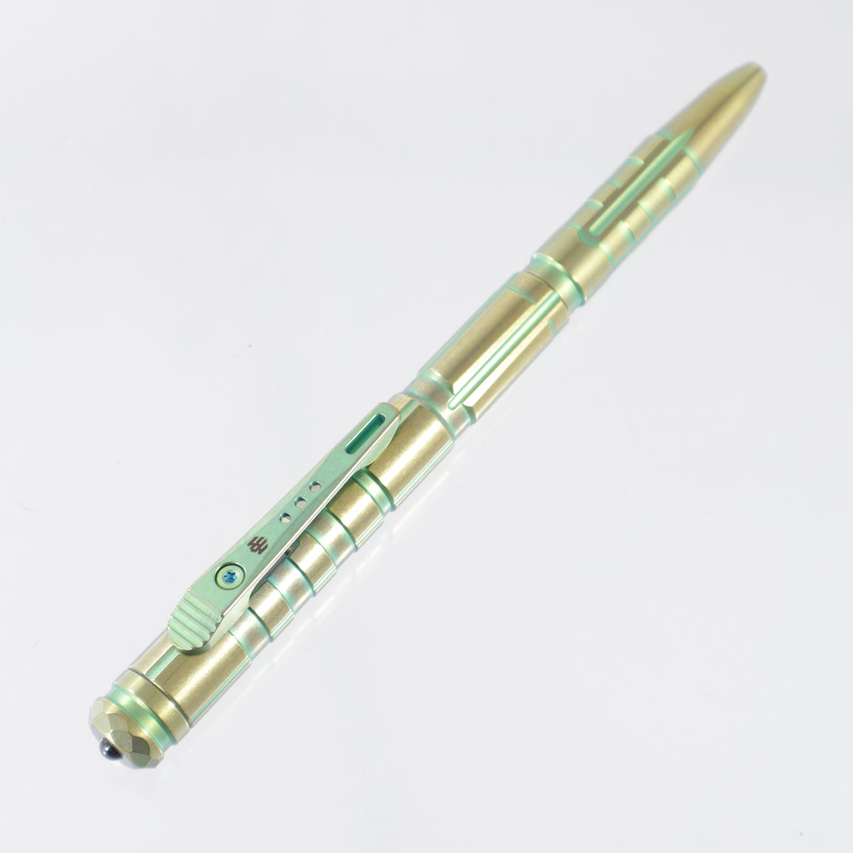 Remette RT-TP1C Slide Click Action Pen - Green & Bronze Titanium