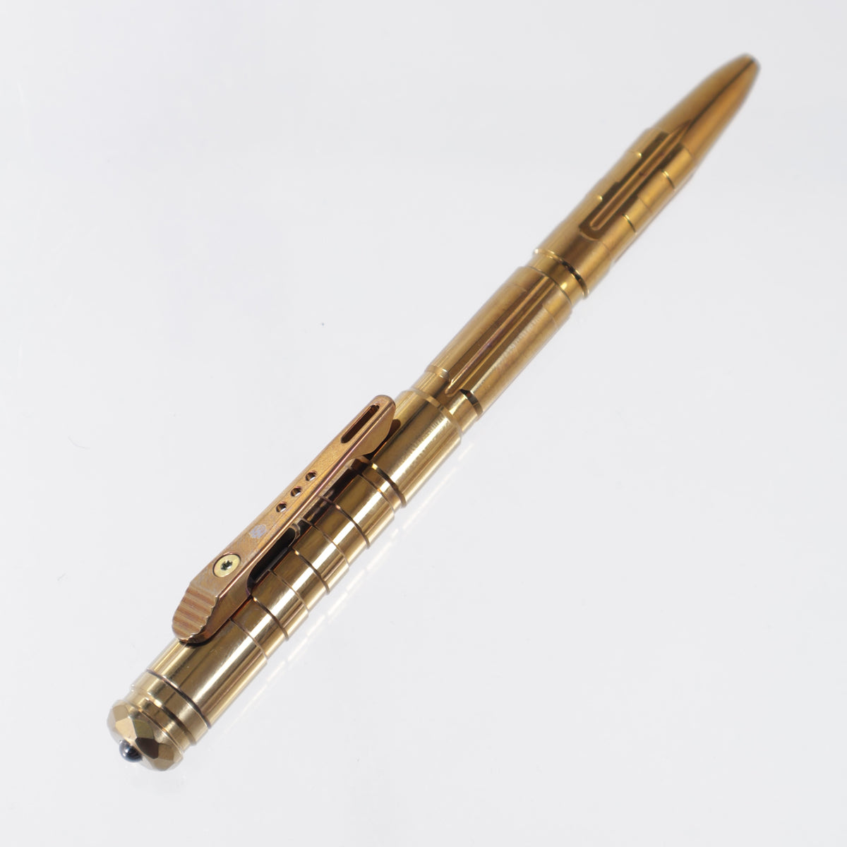 Remette RT-TP1G Slide Click Action Pen - Polished Gold Titanium