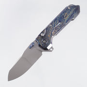 Remette Cosmic - Lightning Ano Titanium w/ Blue Accents - Pearlescent M390 - RT-COTC