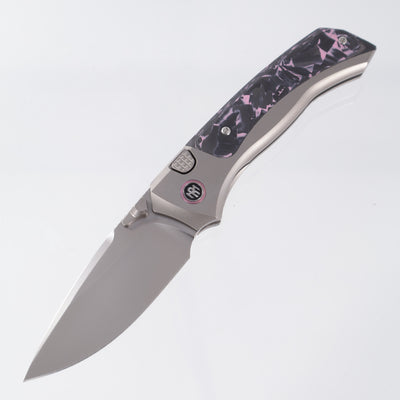 Remette Steed - Pink/Black CF & Titanium - M390 Pearlescent Stonewash - RTWS-TP