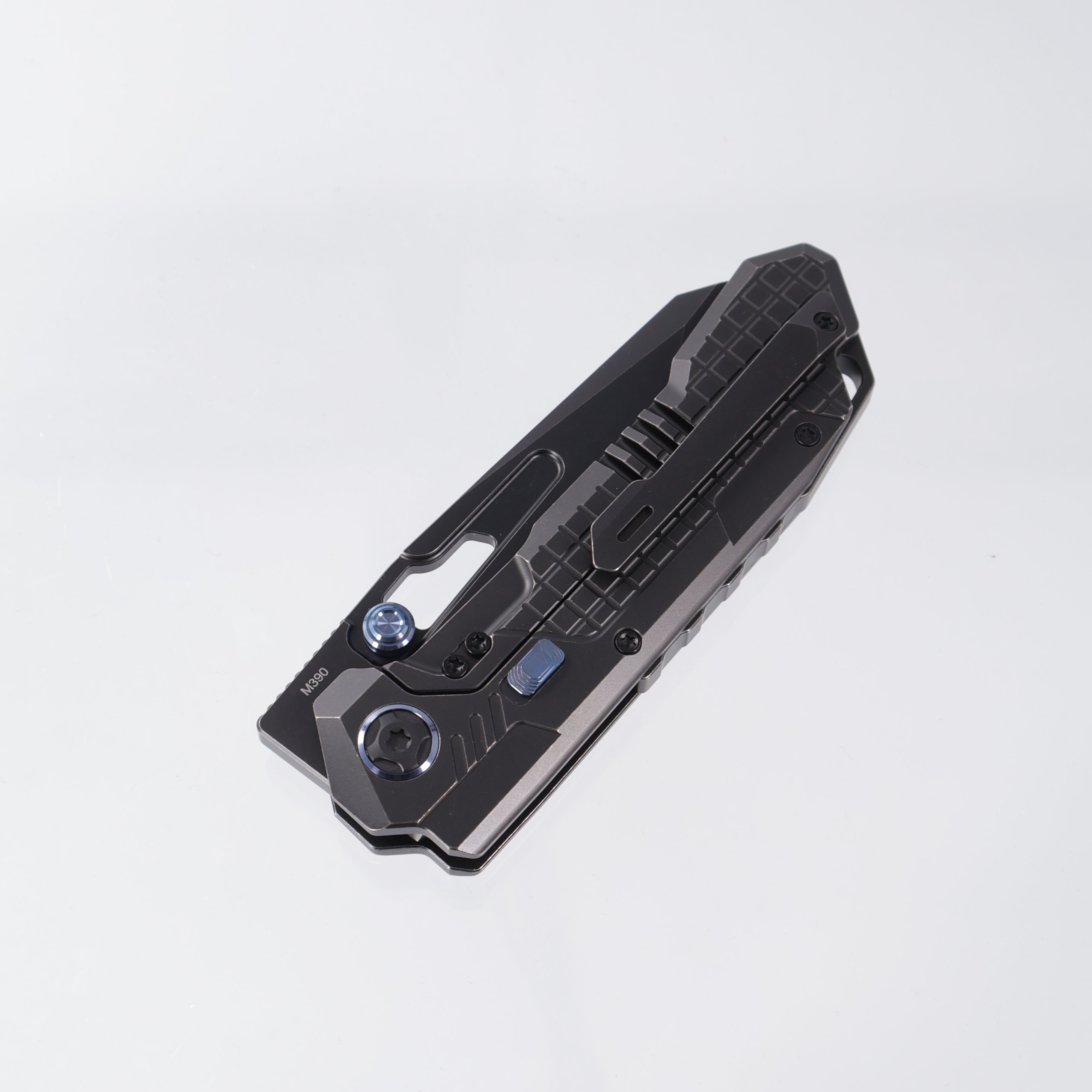Remette Cool Leopard - Black Frag Titanium - Tanto M390 Blackwash - RTKS-B