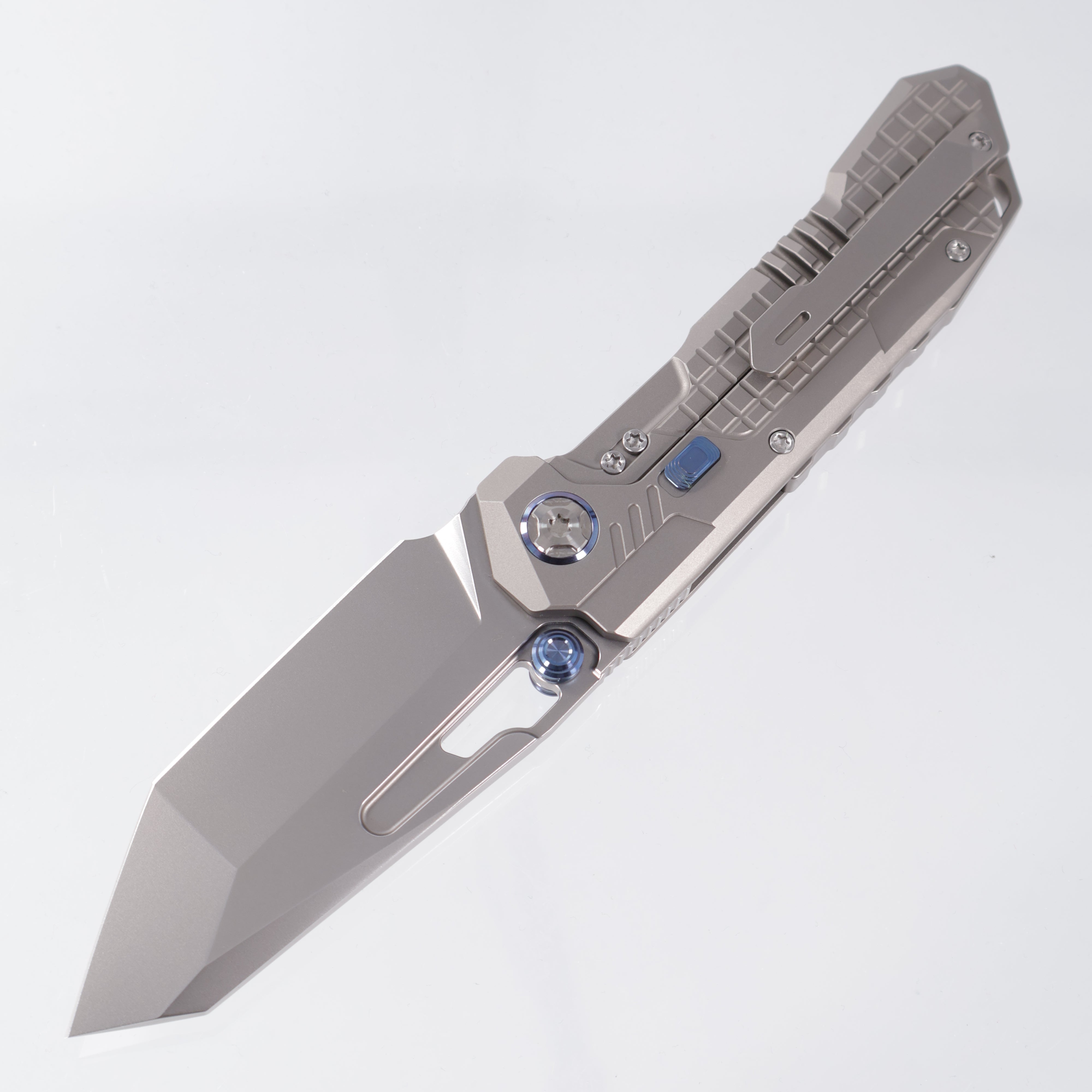 Remette Cool Leopard - Frag Titanium - Tanto M390 Pearlescent Stonewash - RTKS-T
