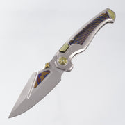 Remette Sceptre - Titanium w/ Timascus Inlay - M390 w/ Timascus Inlay - Button Framelock - SCPT-A
