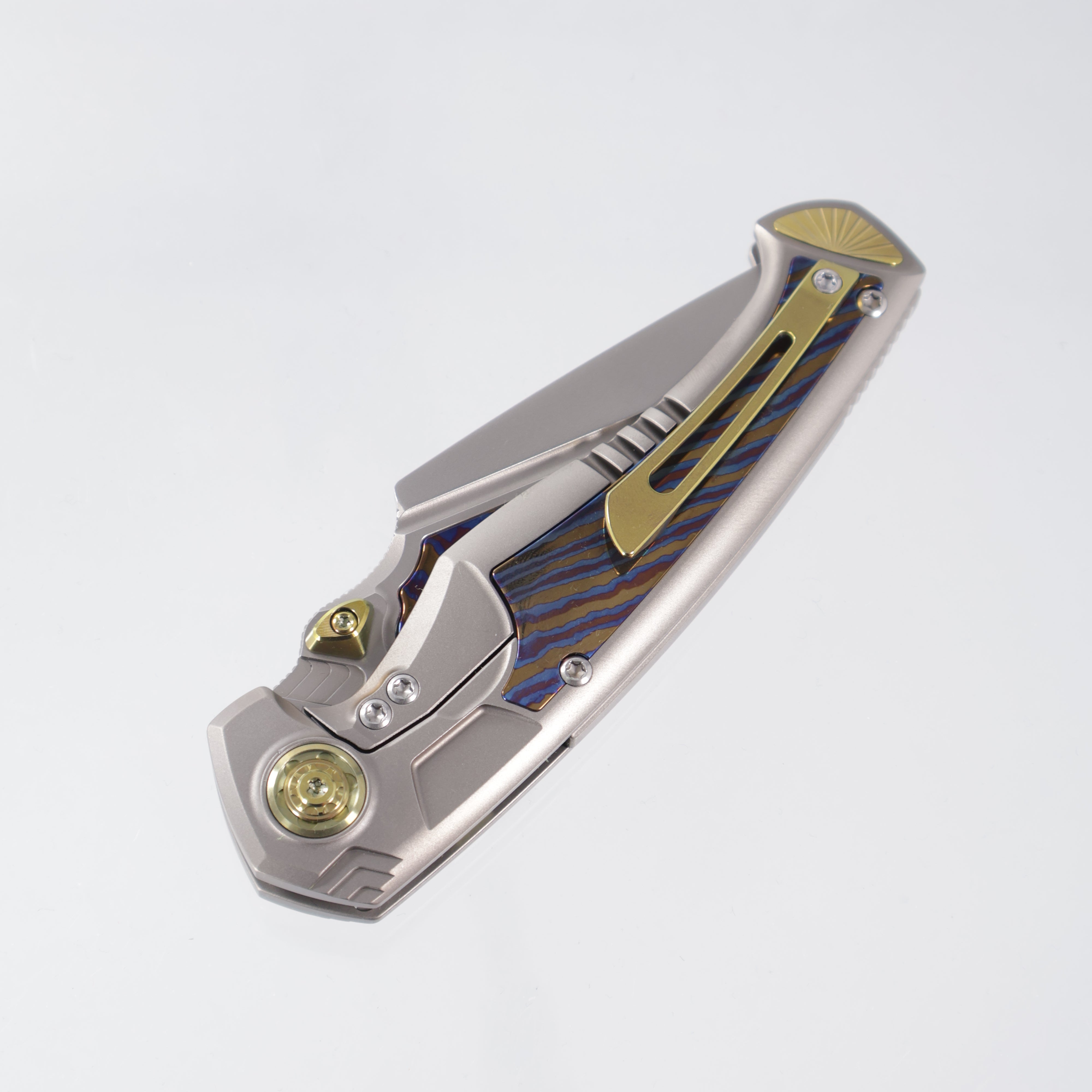 Remette Sceptre - Titanium w/ Timascus Inlay - M390 w/ Timascus Inlay - Button Framelock - SCPT-A
