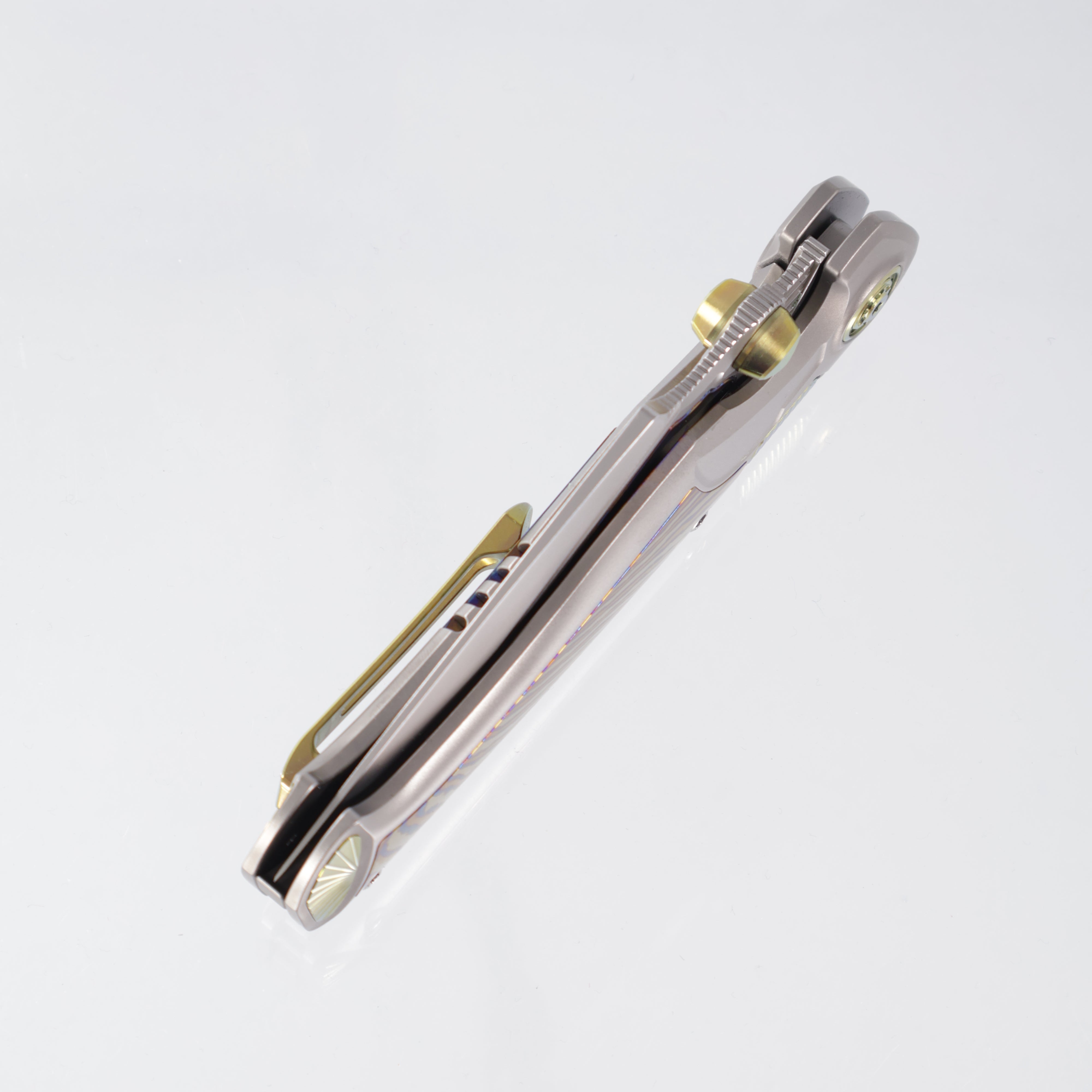 Remette Sceptre - Titanium w/ Timascus Inlay - M390 w/ Timascus Inlay - Button Framelock - SCPT-A