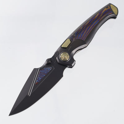 Remette Scepter - DLC Titanium w/ Timascus Inlays & Gold Hardware - DLC M390 w/ Timascus Inlays - SCPT-B