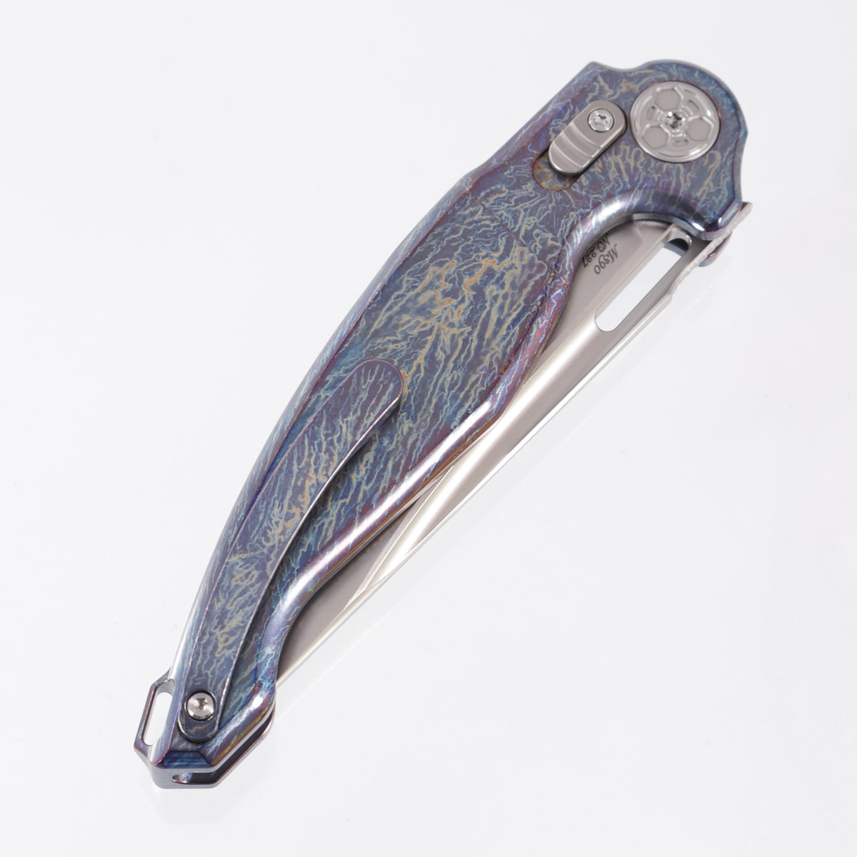 Rike Predator 2 Integral - Flamed Titanium Chassis - Pearlescent M390 - 2/FB