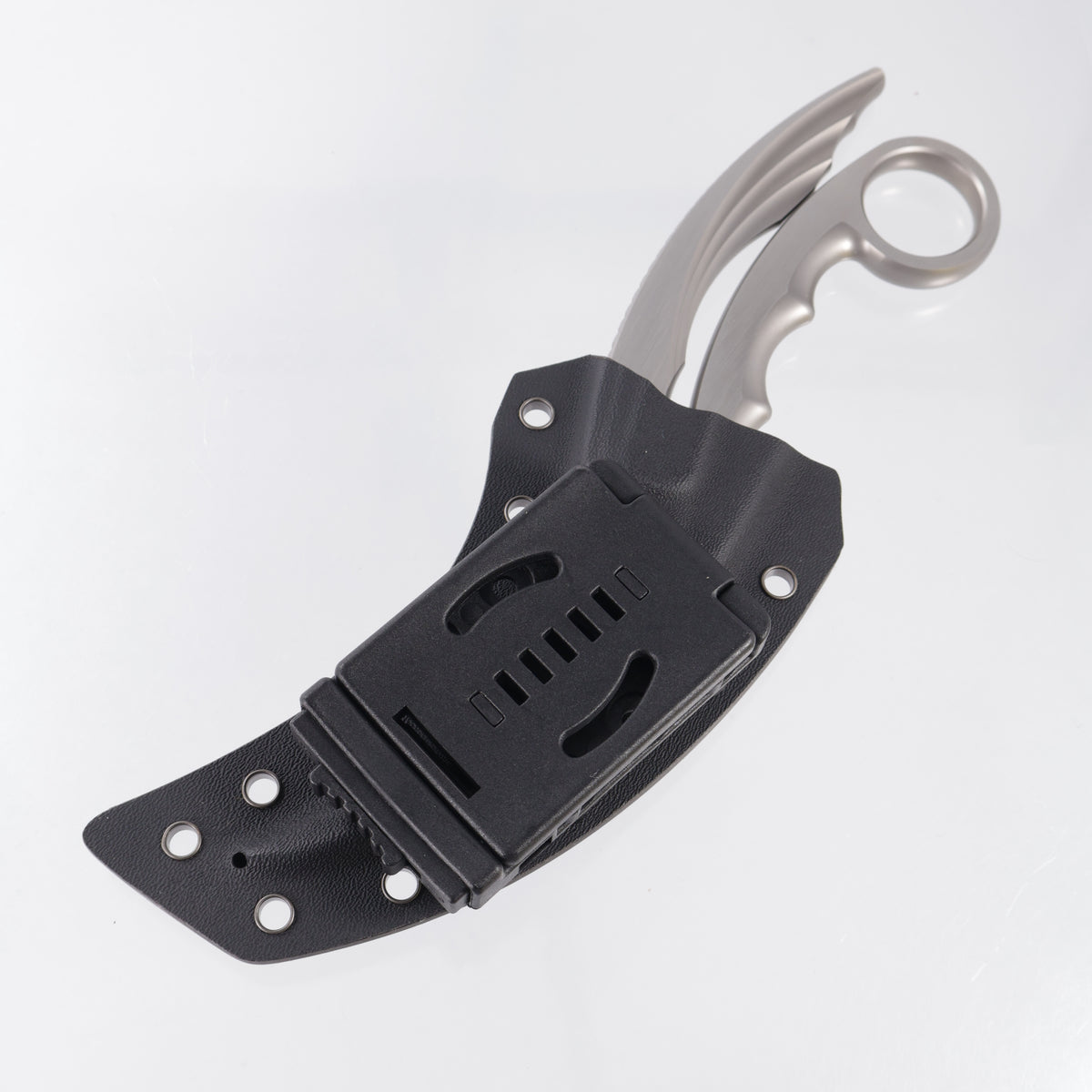 Rike Tactical Scissors - Stonewash w/ Satin Flats 4116 Stainless Steel - TS01-P