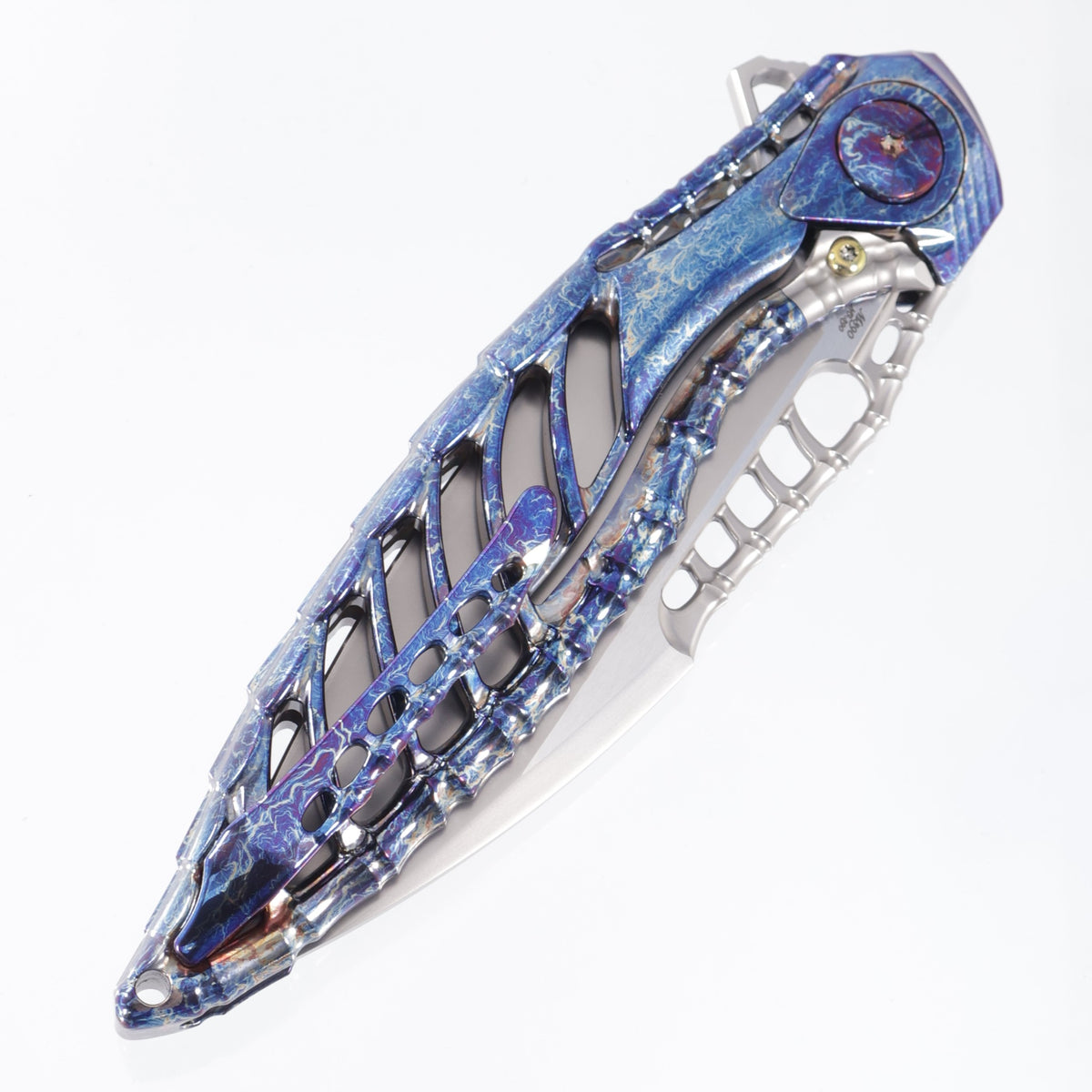 Rike Thor 6 Plus Integral - Flamed Titanium Chassis - Pearlescent M390 - FB