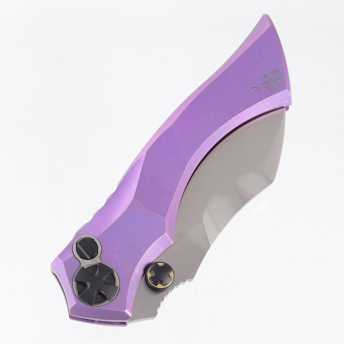 Rike x Forever Steel Dracula Integral - Purple Anodized Titanium - Satin M390 - Pu