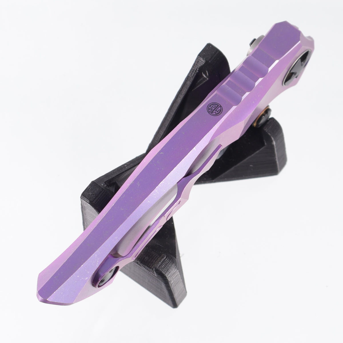 Rike x Forever Steel Dracula Integral - Purple Anodized Titanium - Satin M390 - Pu