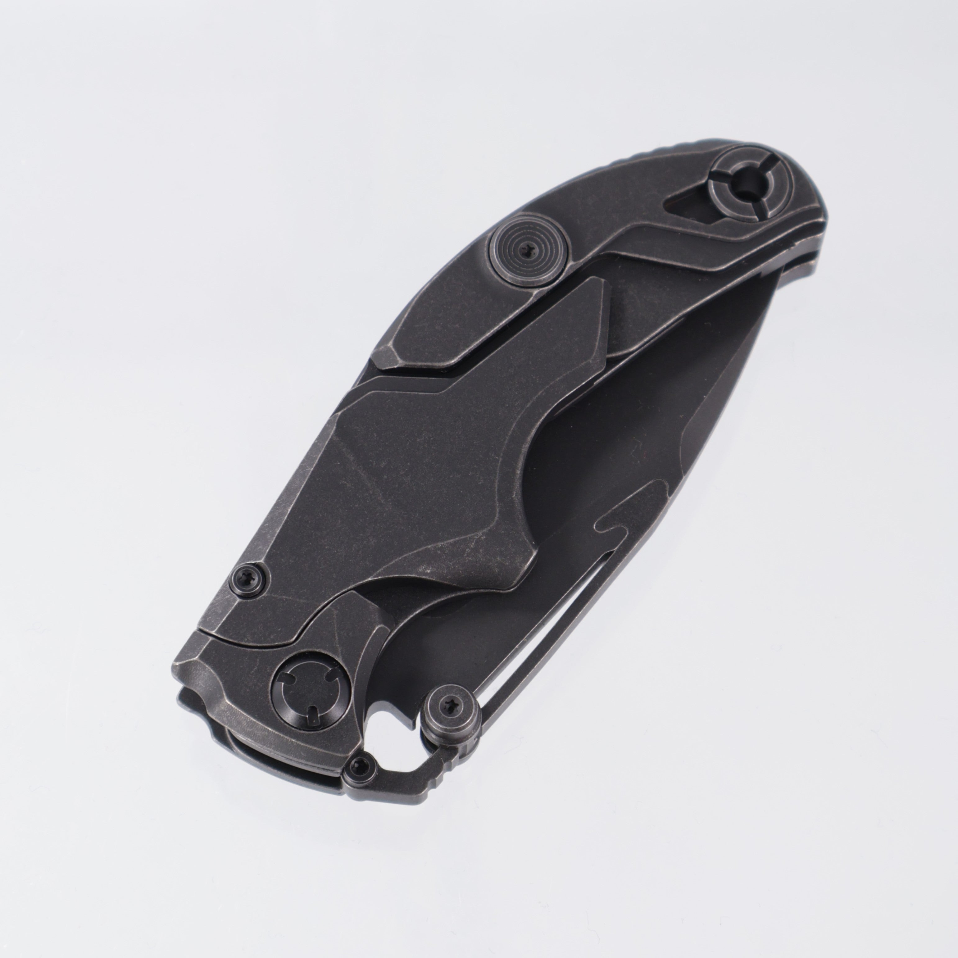 Rike Alkaid - M390 Blackwash - Titanium Blackwash Handle - RK-13307-3 Rike Knife/Forever Steel