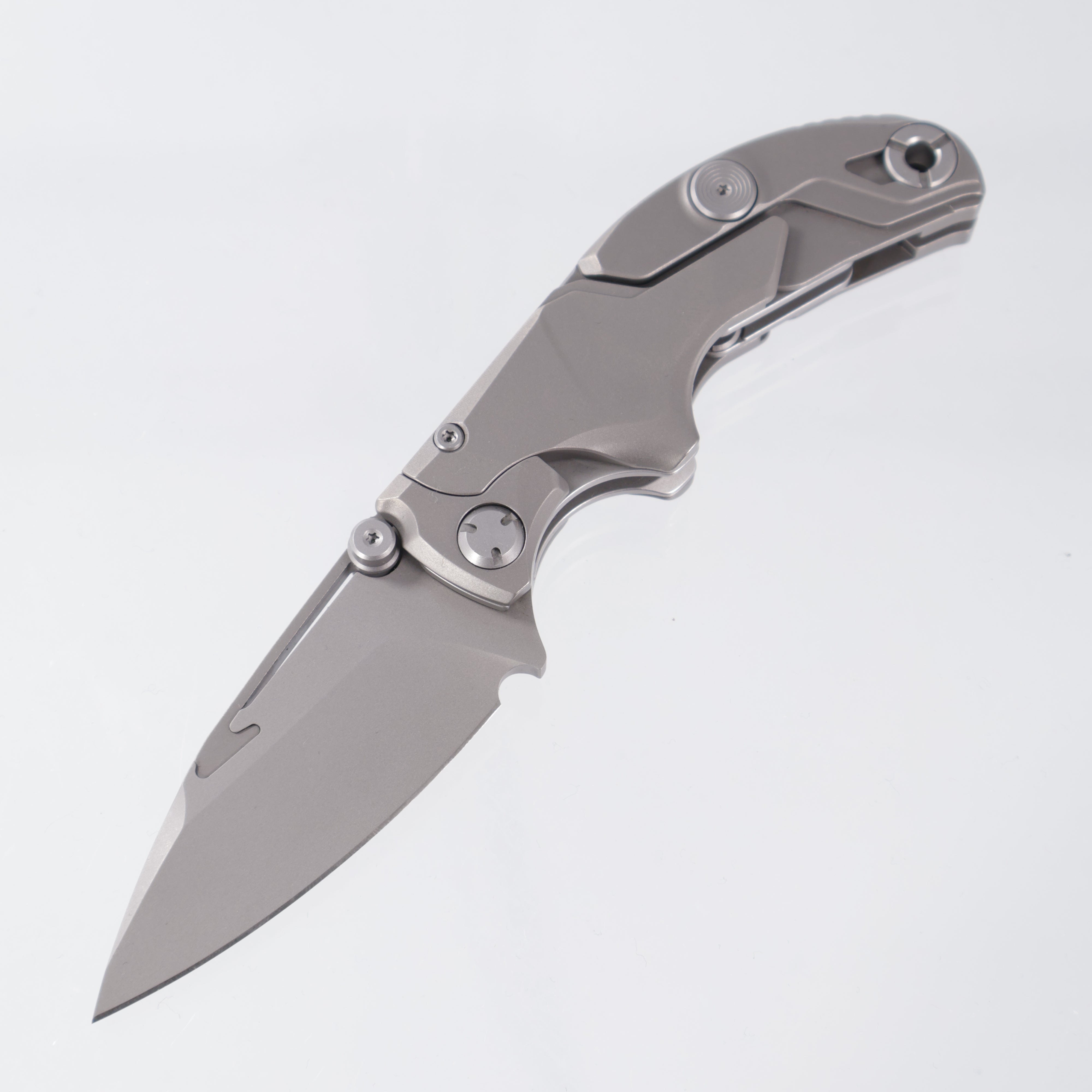 Rike Alkaid - M390 Stonewash - Titanium Handle - RK-13307-1 Rike Knife/Forever Steel