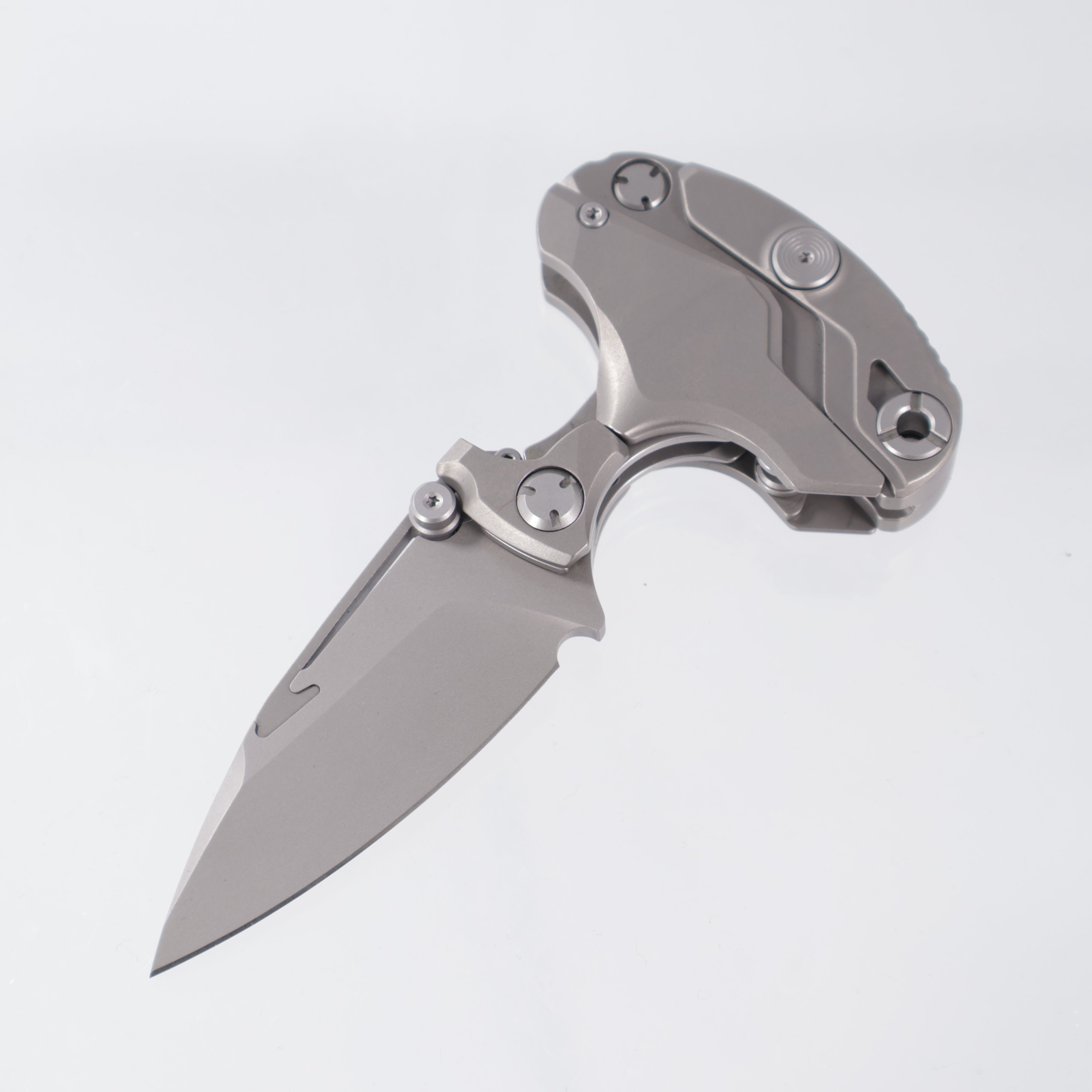 Rike Alkaid - M390 Stonewash - Titanium Handle - RK-13307-1 Rike Knife/Forever Steel