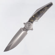 Rike Viper 3 V2 Integral - Plain Titanium w/ Gold Carbon Fiber - Pearlescent M398 - P/GCF