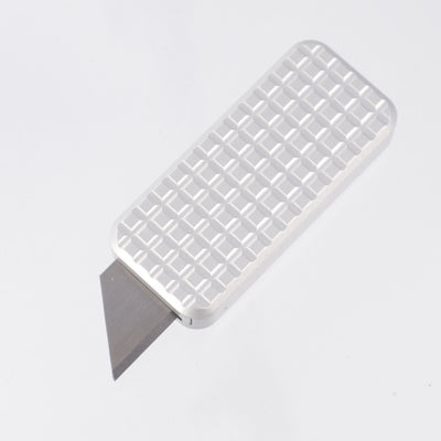 Rivery Manufacturing Zero Utility Knife - Gray Grenade Pattern Aluminum