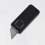 Rivery Manufacturing Zero Utility Knife - Black File Pattern Aluminum