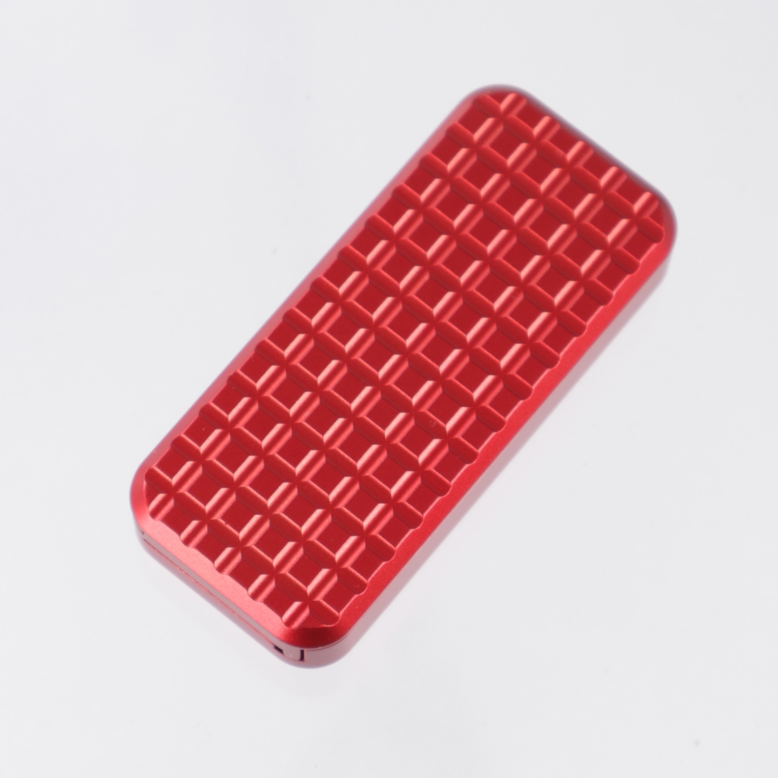 Rivery Manufacturing Zero Utility Knife - Cad Lab CNC Red Grenade Pattern Aluminum